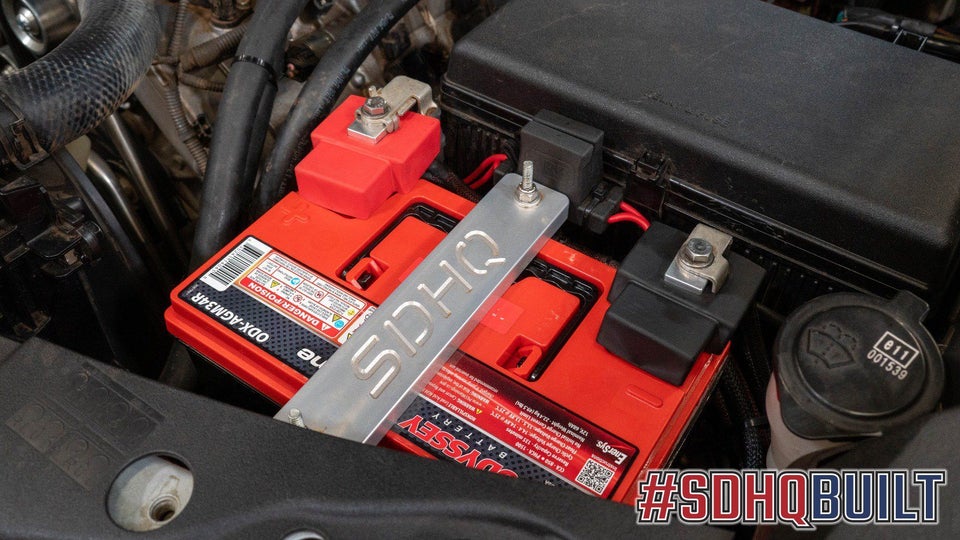 SDHQ Built Complete Billet Battery Terminal Kit Installed