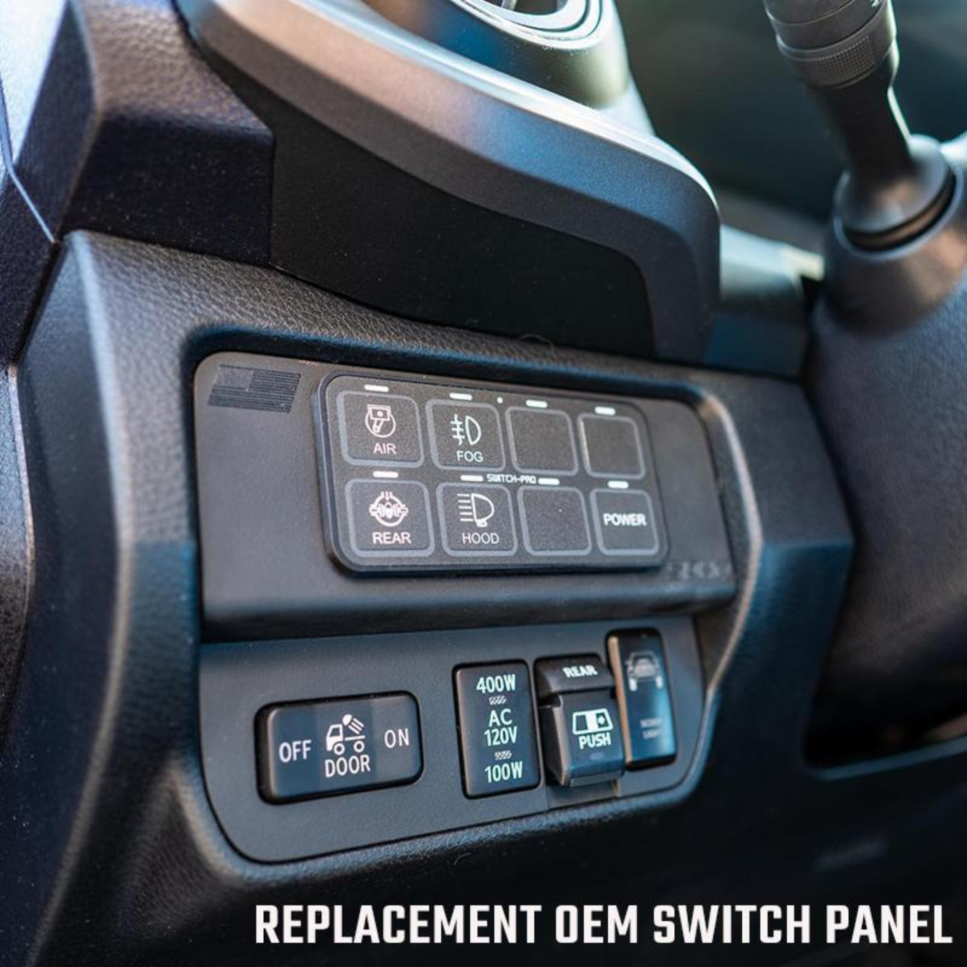 '16-23 Toyota Tacoma SDHQ Built Complete Switch Pros SP-9100 Mounting Kit installed display