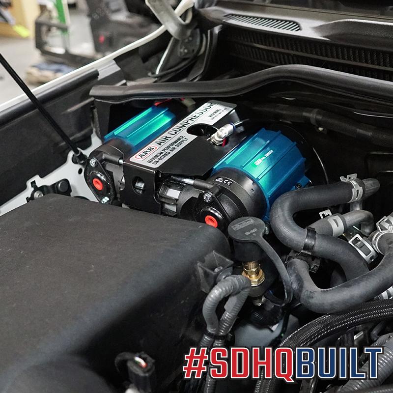 '08-21 Lexus LX570 SDHQ Built ARB Air Compressor Mount display installed