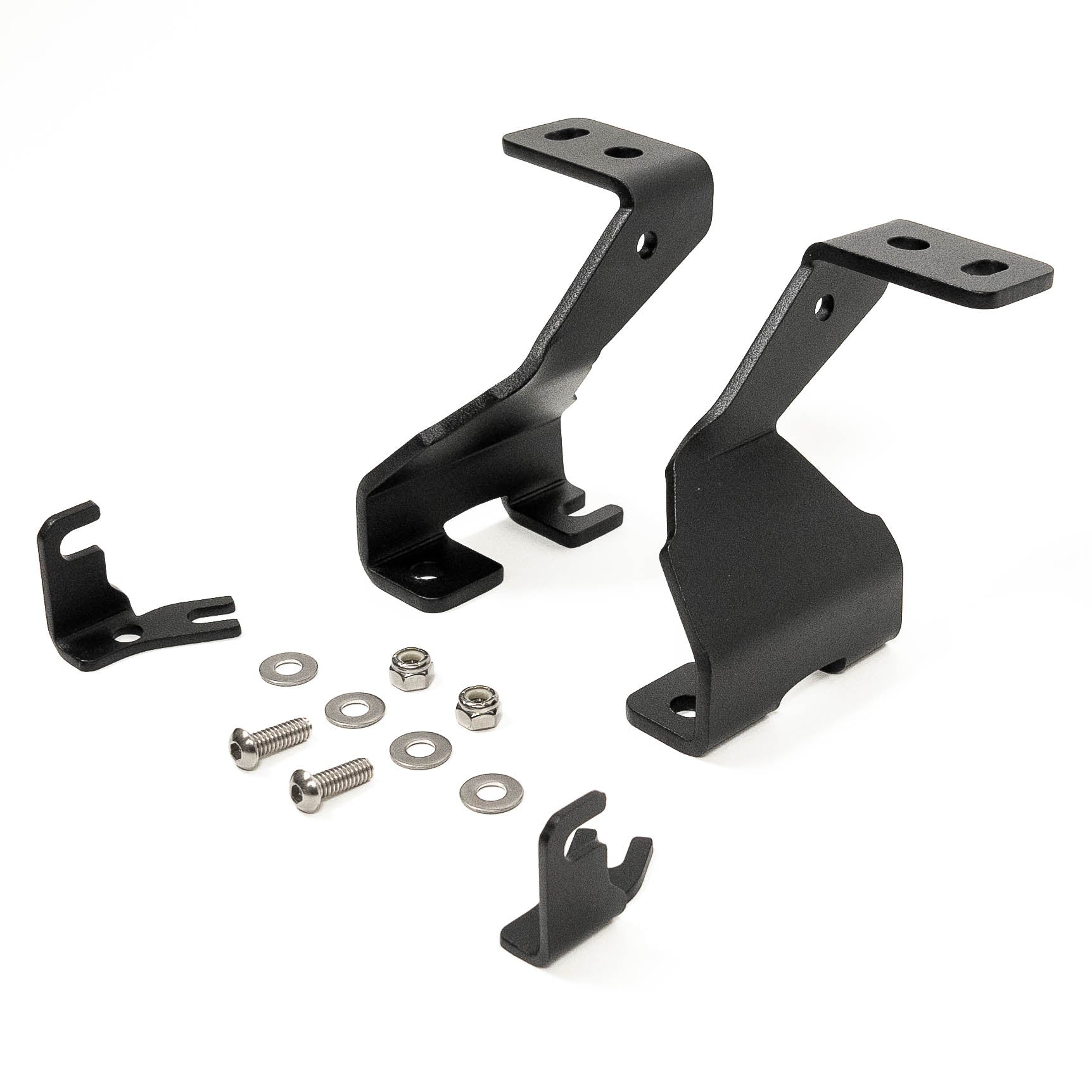 '19-23 Ford Ranger SDHQ Built A-Pillar Light Mounts Display of Included Parts