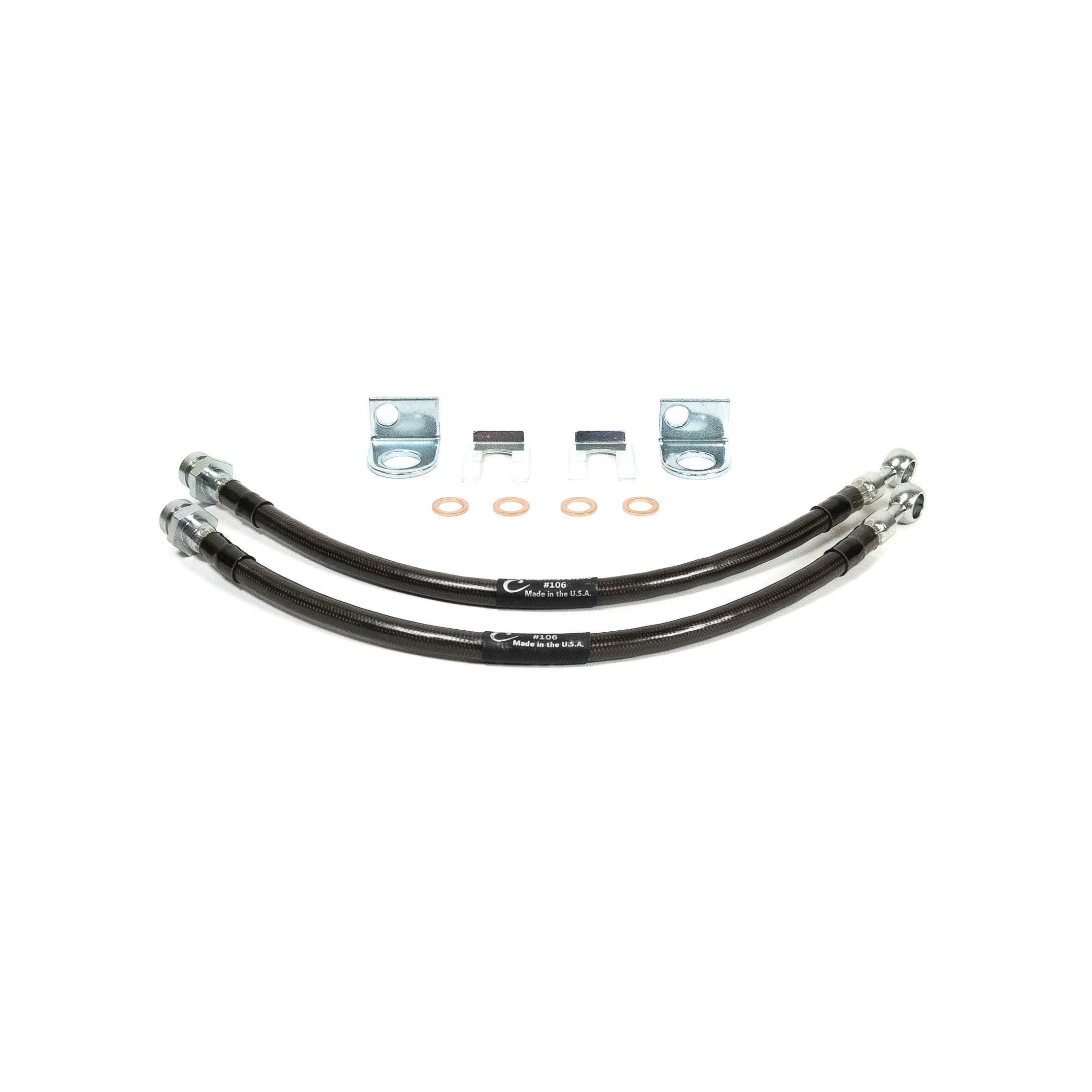 2010-2024 Ford Raptor SDHQ Built Brake Line Kits Display of Included parts