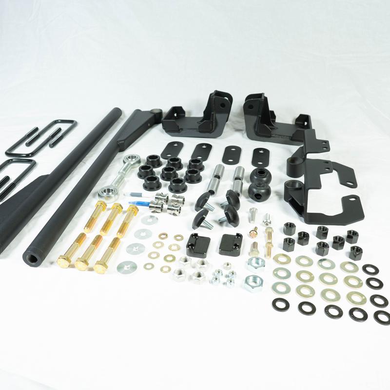 '07-21 Toyota Tundra SDHQ Built Traction Bar Kit display of included parts