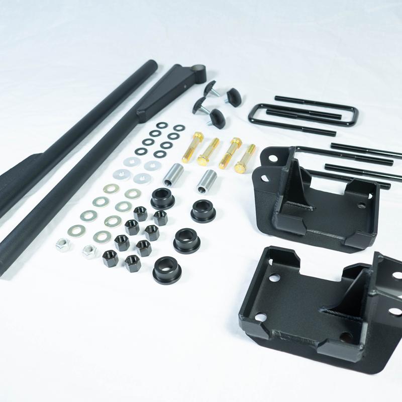'07-21 Toyota Tundra SDHQ Built Traction Bar Kit display of included parts