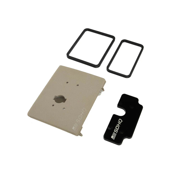 '13-18 Ram 1500 SDHQ Built Switch-Pros Keypad Mount Display of Included Parts -Beige