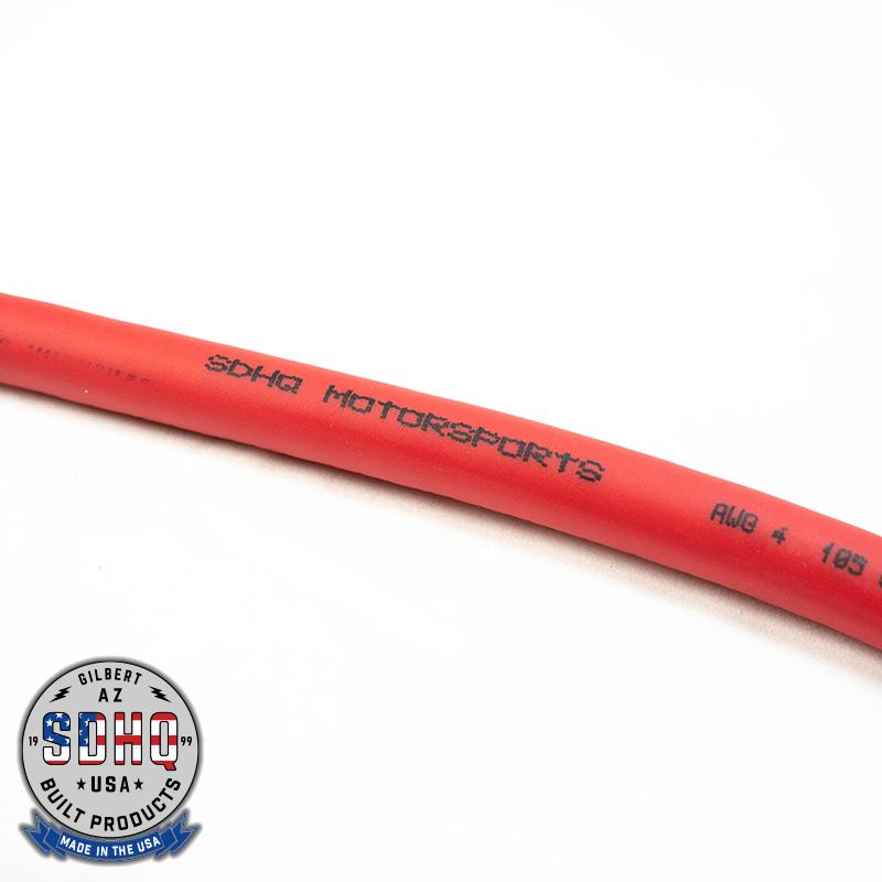 '16-23 Toyota Tacoma SDHQ Built Complete Dual Battery Kit Battery Kit wire close-up