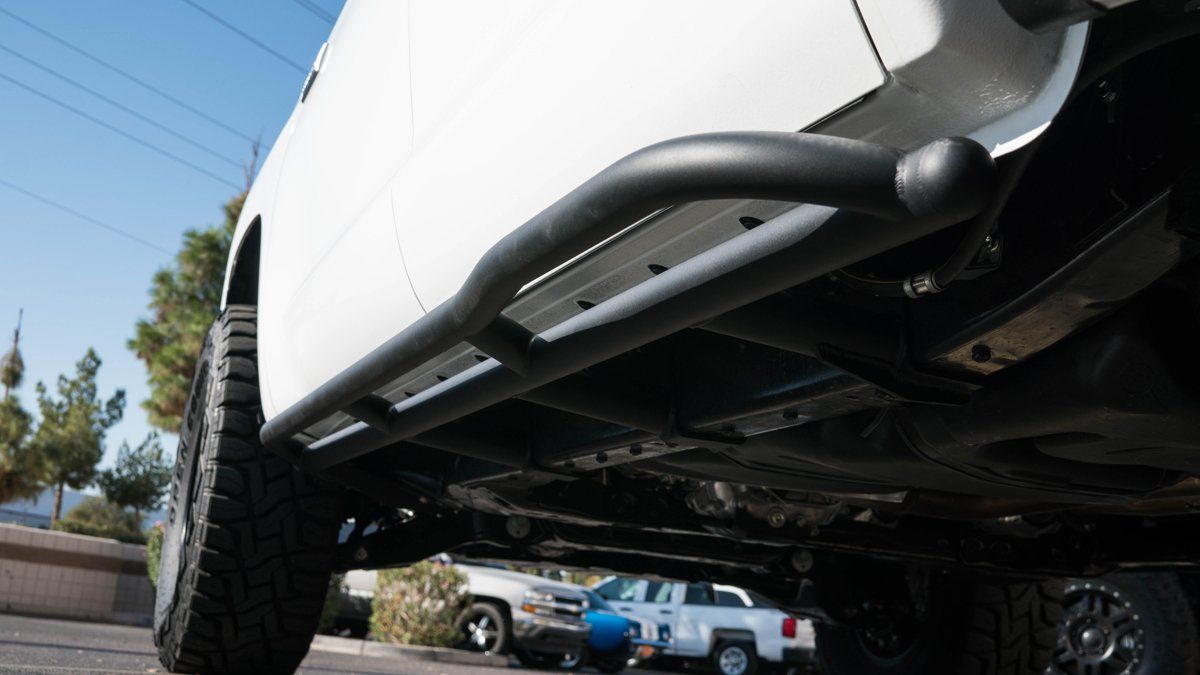 '07-20 Toyota Tundra SDHQ Built Rock Sliders Protection underneath vehicle view