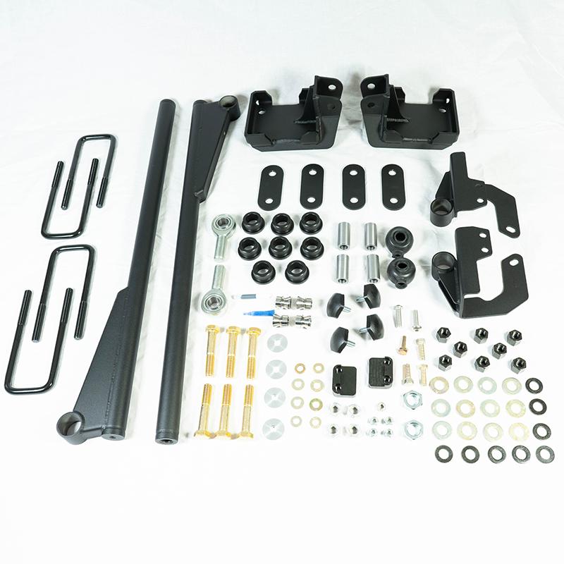 '07-21 Toyota Tundra SDHQ Built Traction Bar Kit display of included parts