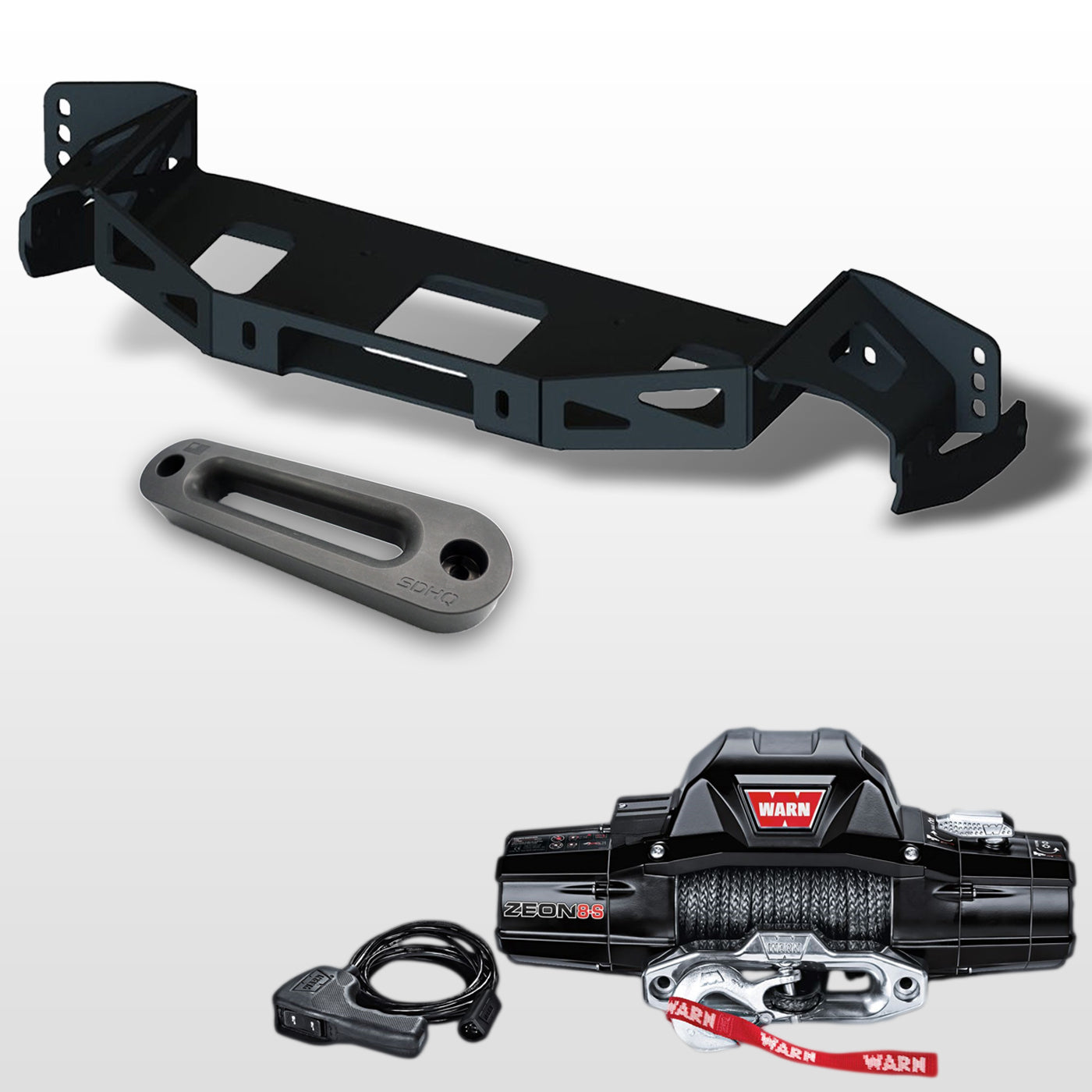'14-23 Lexus GX460 "Build Your Own" SDHQ Built Winch Mount Display with Fairlead and Winch