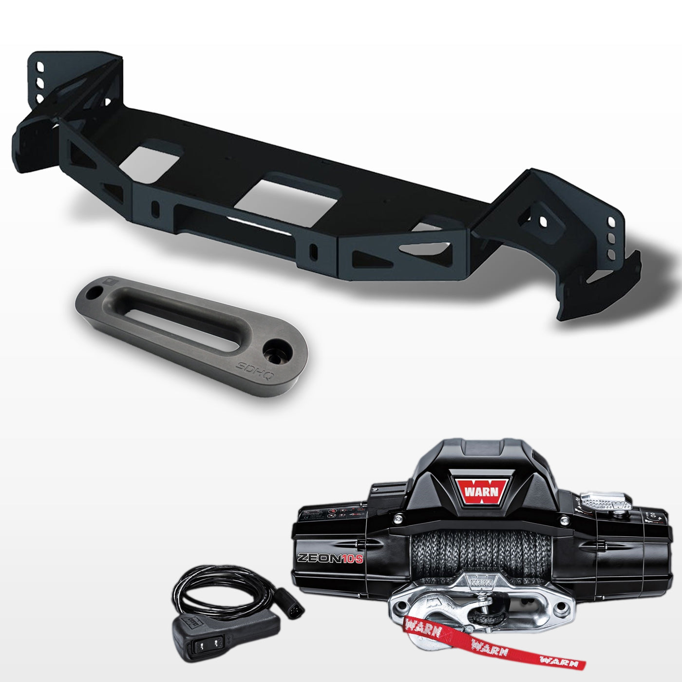 '14-23 Lexus GX460 "Build Your Own" SDHQ Built Winch Mount Display with fairlead and winch