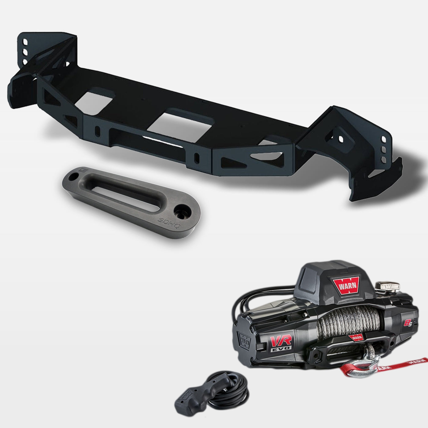 '14-23 Lexus GX460 "Build Your Own" SDHQ Built Winch Mount Display with Fairlead and Winch