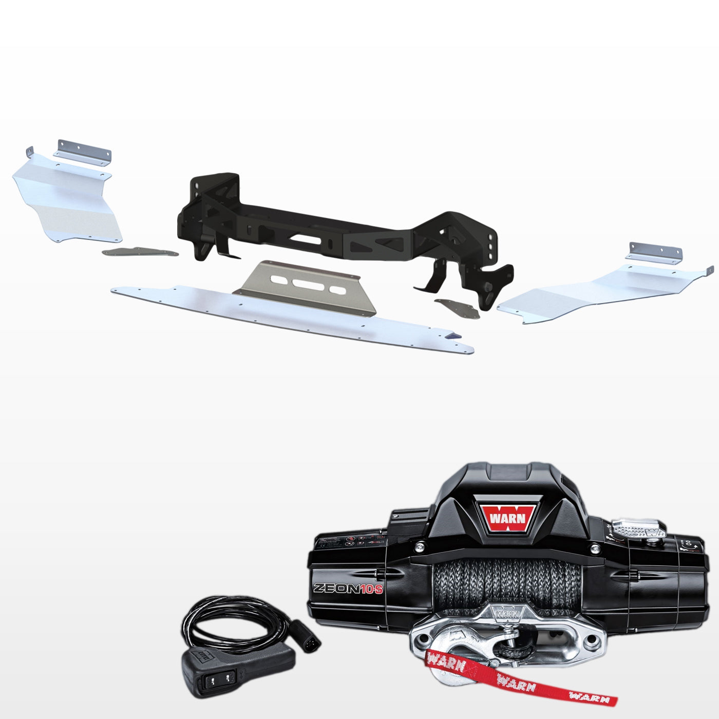 '14-23 Lexus GX460 "Build Your Own" SDHQ Built Winch Mount Display with Zeon Winch and Skid Plates