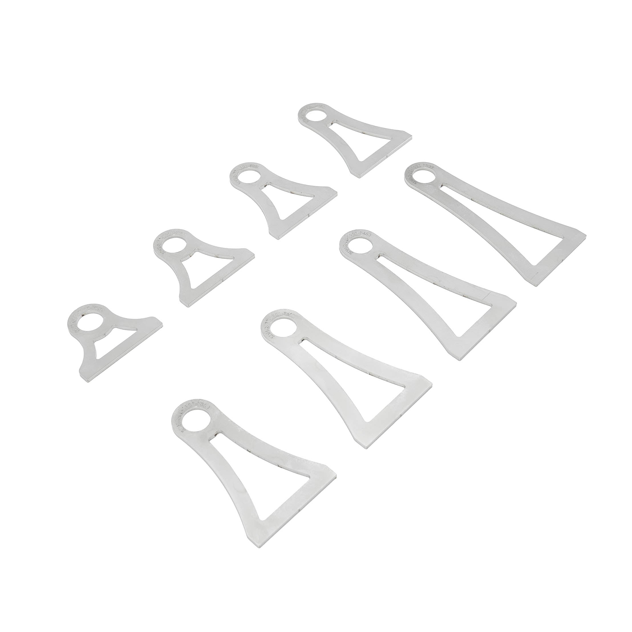 Universal SDHQ Built Stainless Steel Exhaust Hanger Tabs | Flat Base