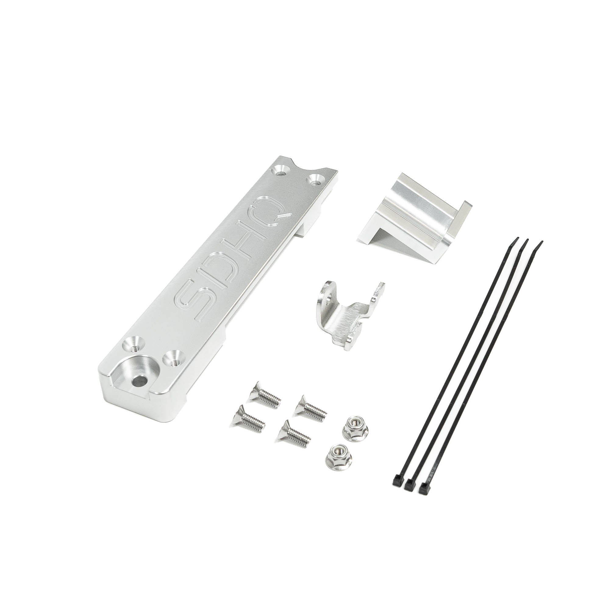 SDHQ Built 2017-2022 Ford Super Duty Single Battery Billet Battery Hold Down Kit