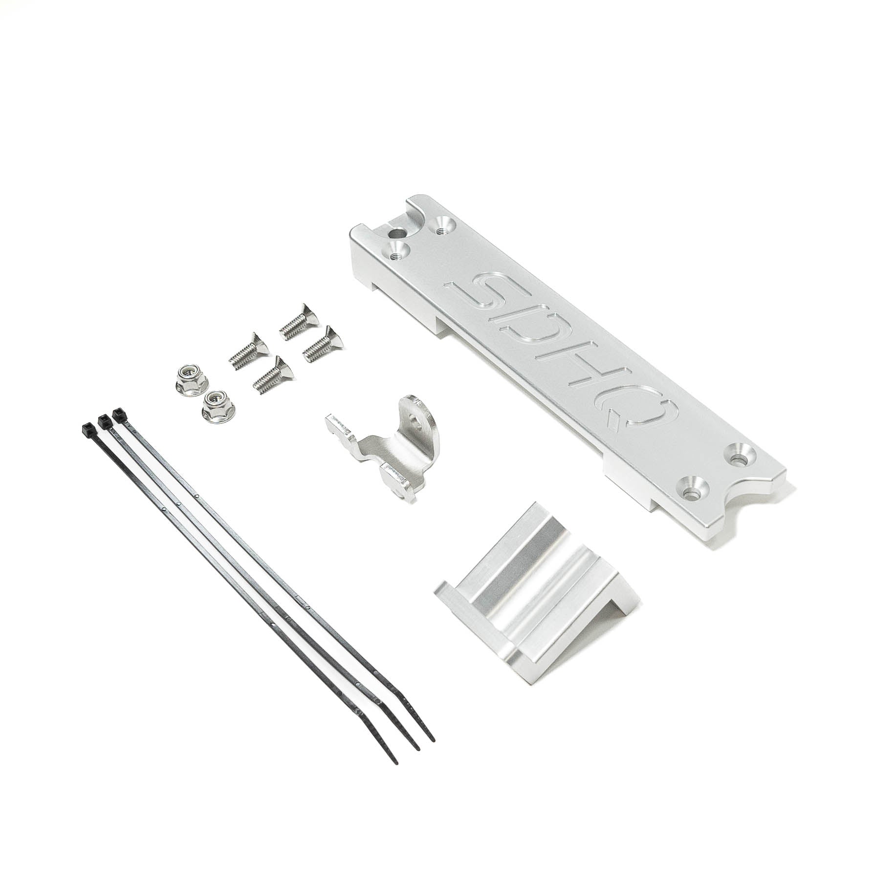 SDHQ Built 2011-2016 Ford Super Duty Single Battery Billet Battery Hold Down Kit