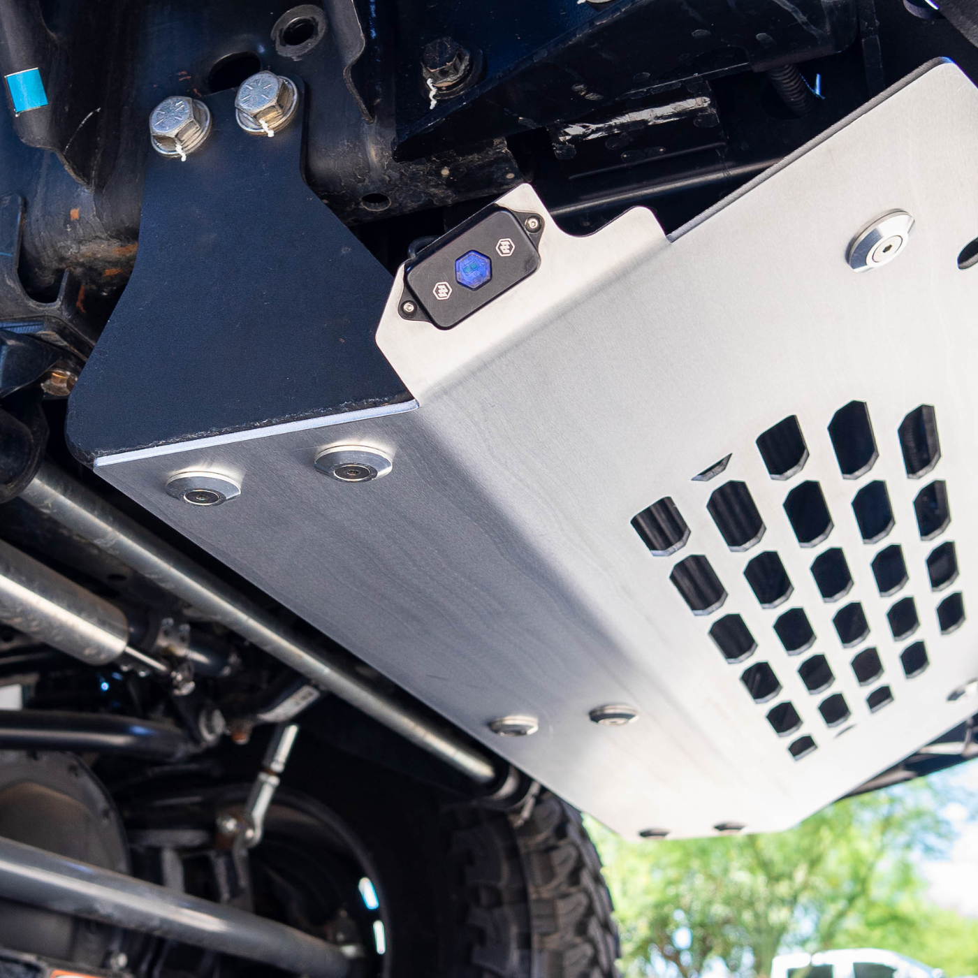 2019+ Ram 2500/3500 SDHQ Built Skid Plate System For The AEV Front Prospector Bumper