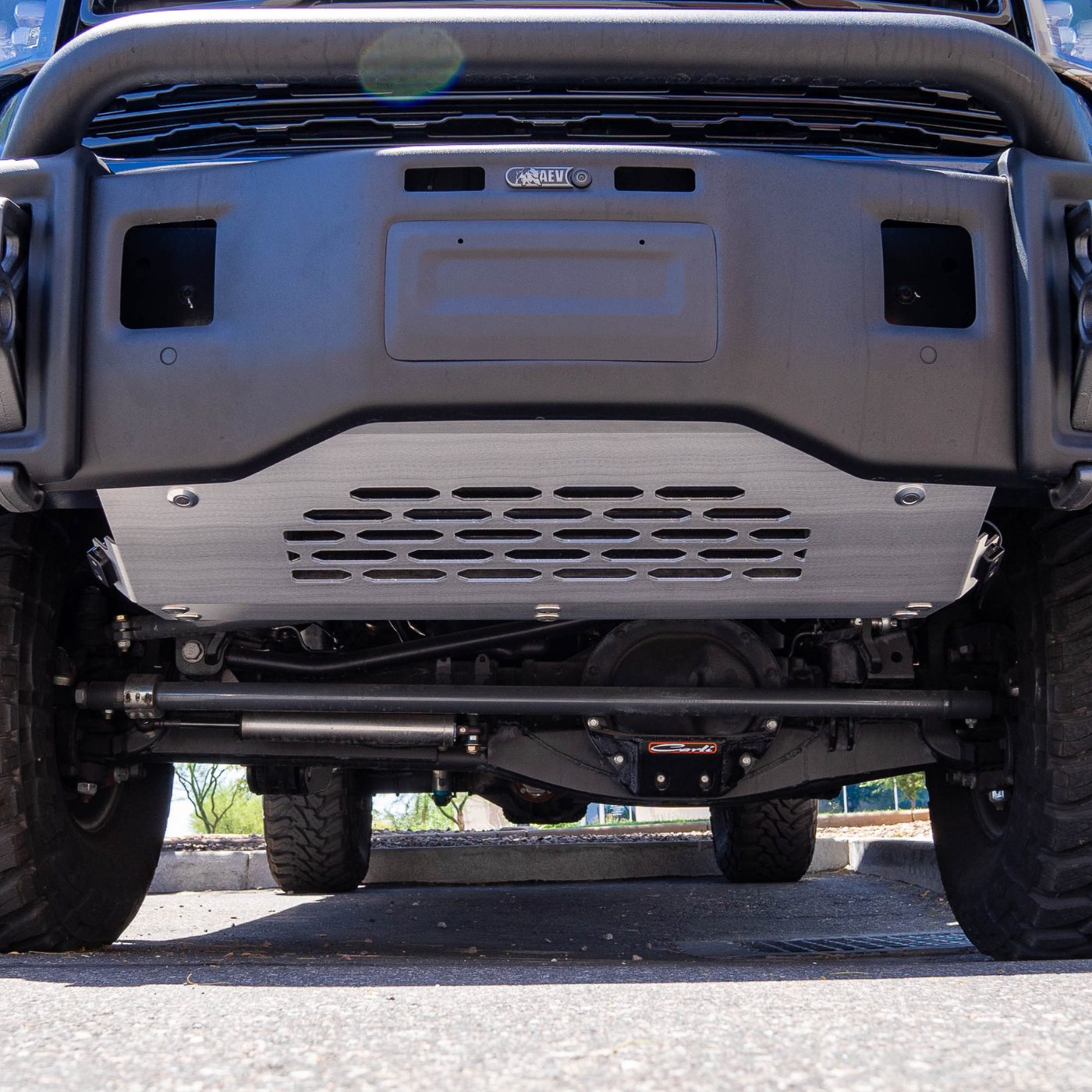 2019+ Ram 2500/3500 SDHQ Built Skid Plate System For The AEV Front Prospector Bumper