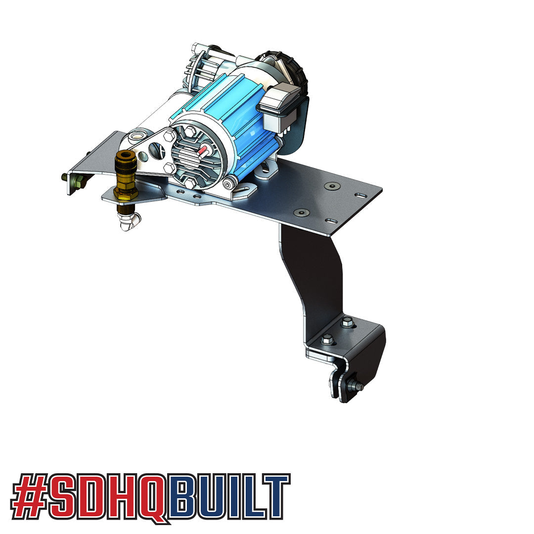 '10-23 Toyota 4Runner / '10-23 Lexus GX460 SDHQ Built Compressor Air Chuck Mount Add-On Design with single compressor 
