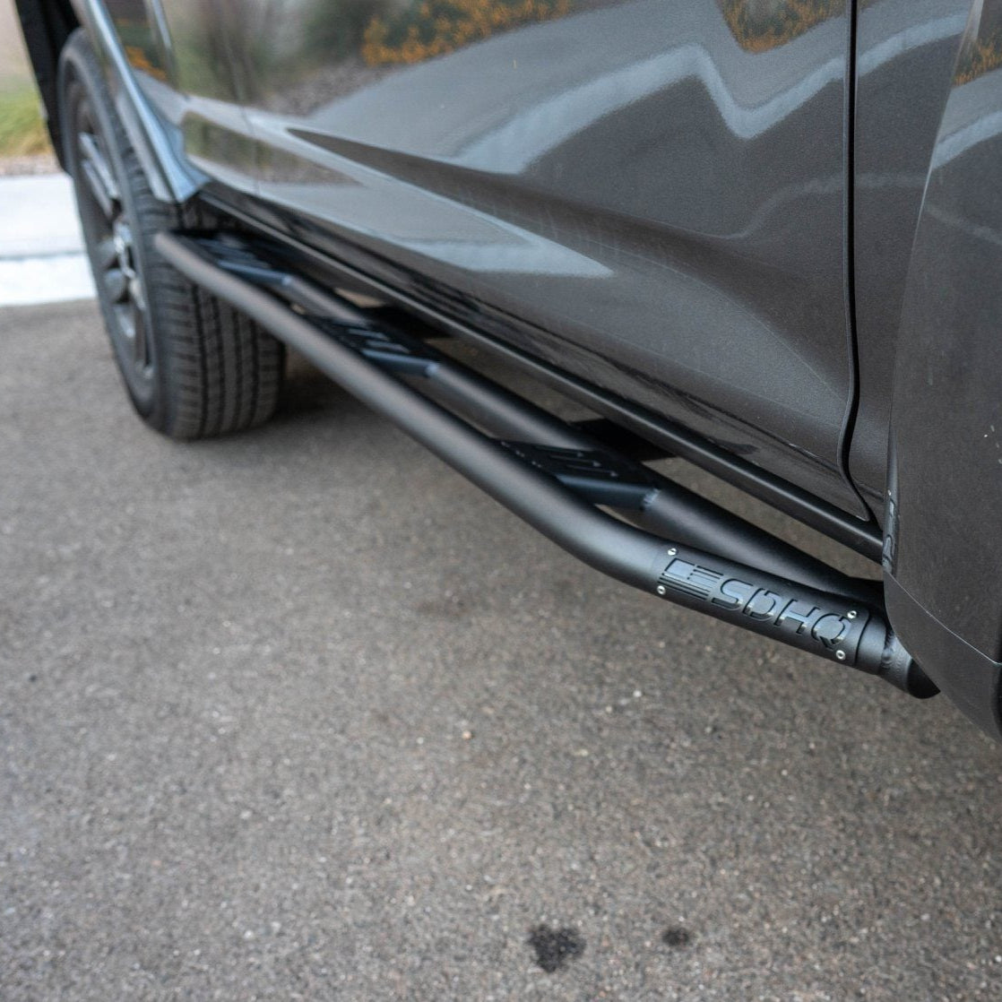 '03-23 Toyota 4Runner Built Rock Sliders Protection Installed Close-up Display 