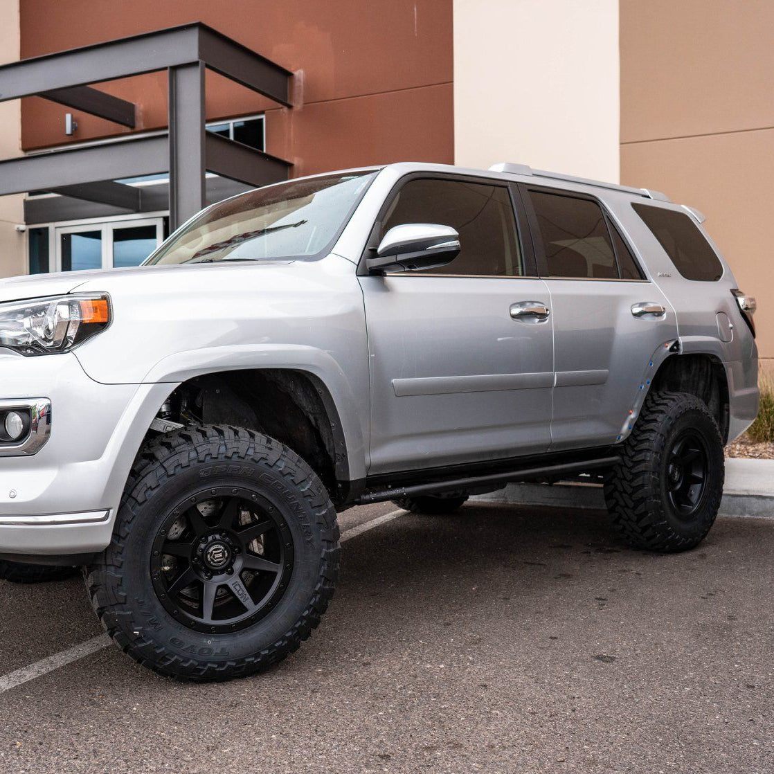 '03-23 Toyota 4Runner Built Rock Sliders Protection Installed Display 