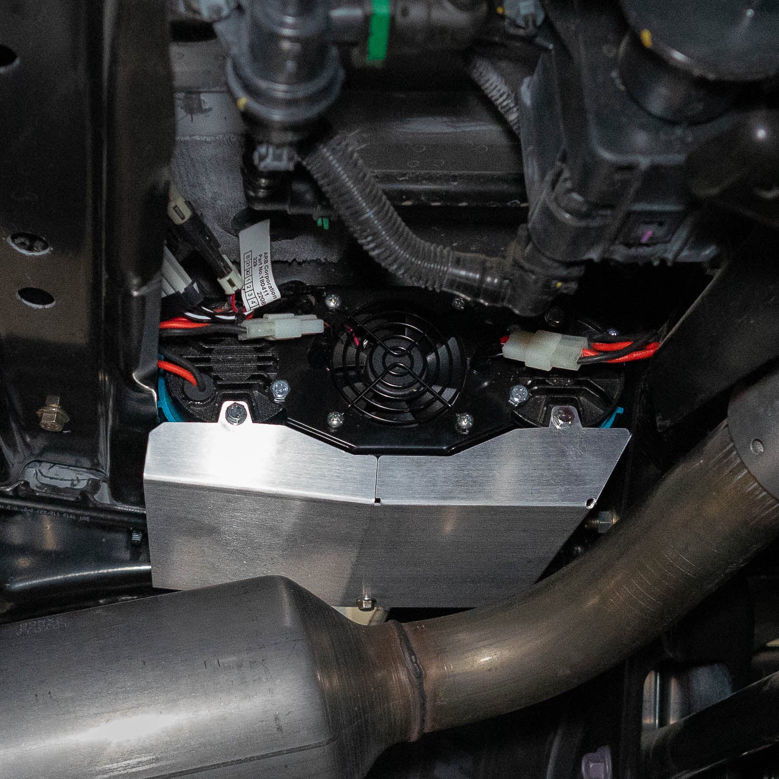 SDHQ Built 2025+ 4Runner ARB Twin Air Compressor Mount installed