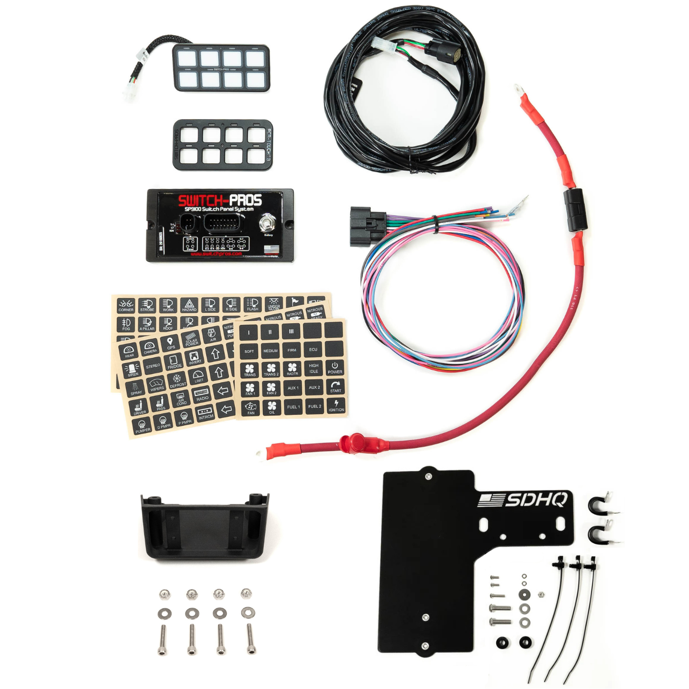 '16-23 Toyota Tacoma SDHQ Built Complete Switch Pros SP-9100 Mounting Kit