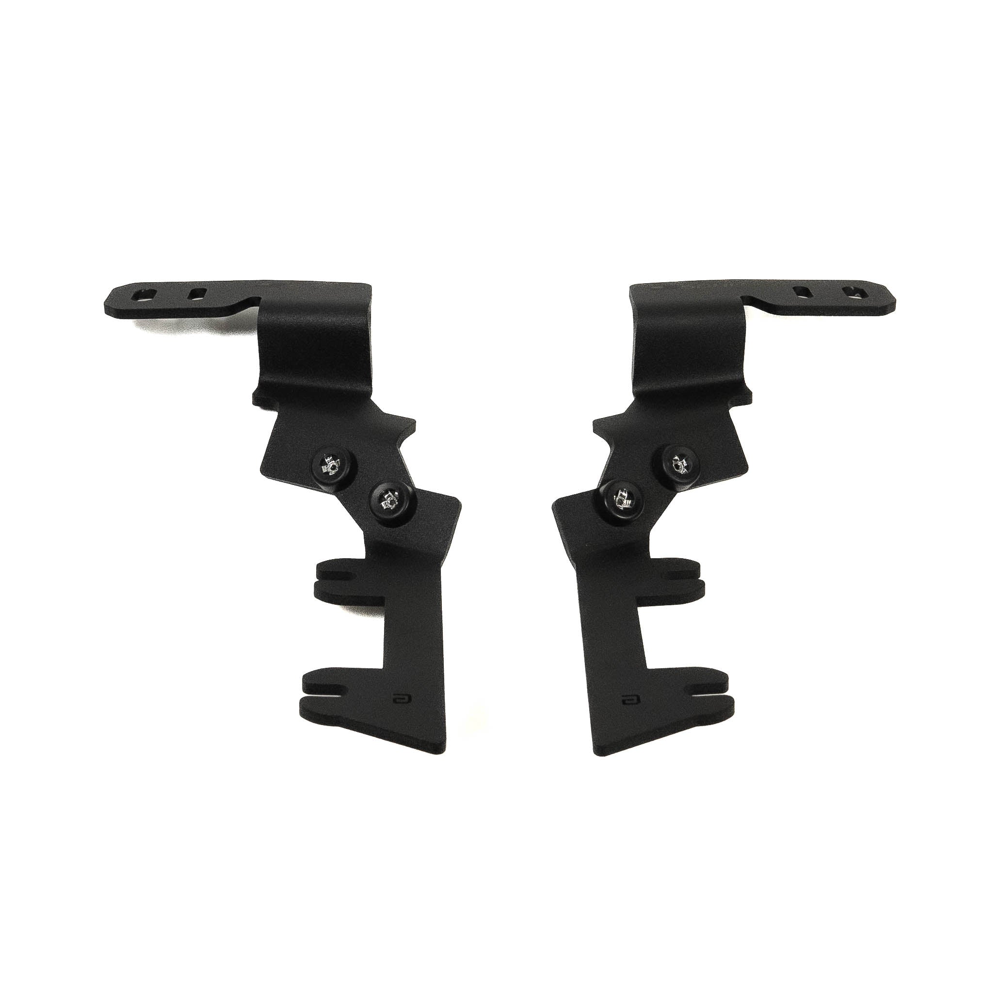 SDHQ Built '23-25 Canyon A-Pillar Light Mounts display of included parts 