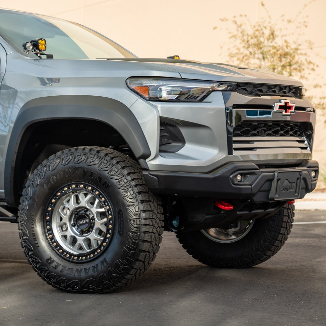 SDHQ Built '23-25 Colorado A-Pillar Light Mounts installed