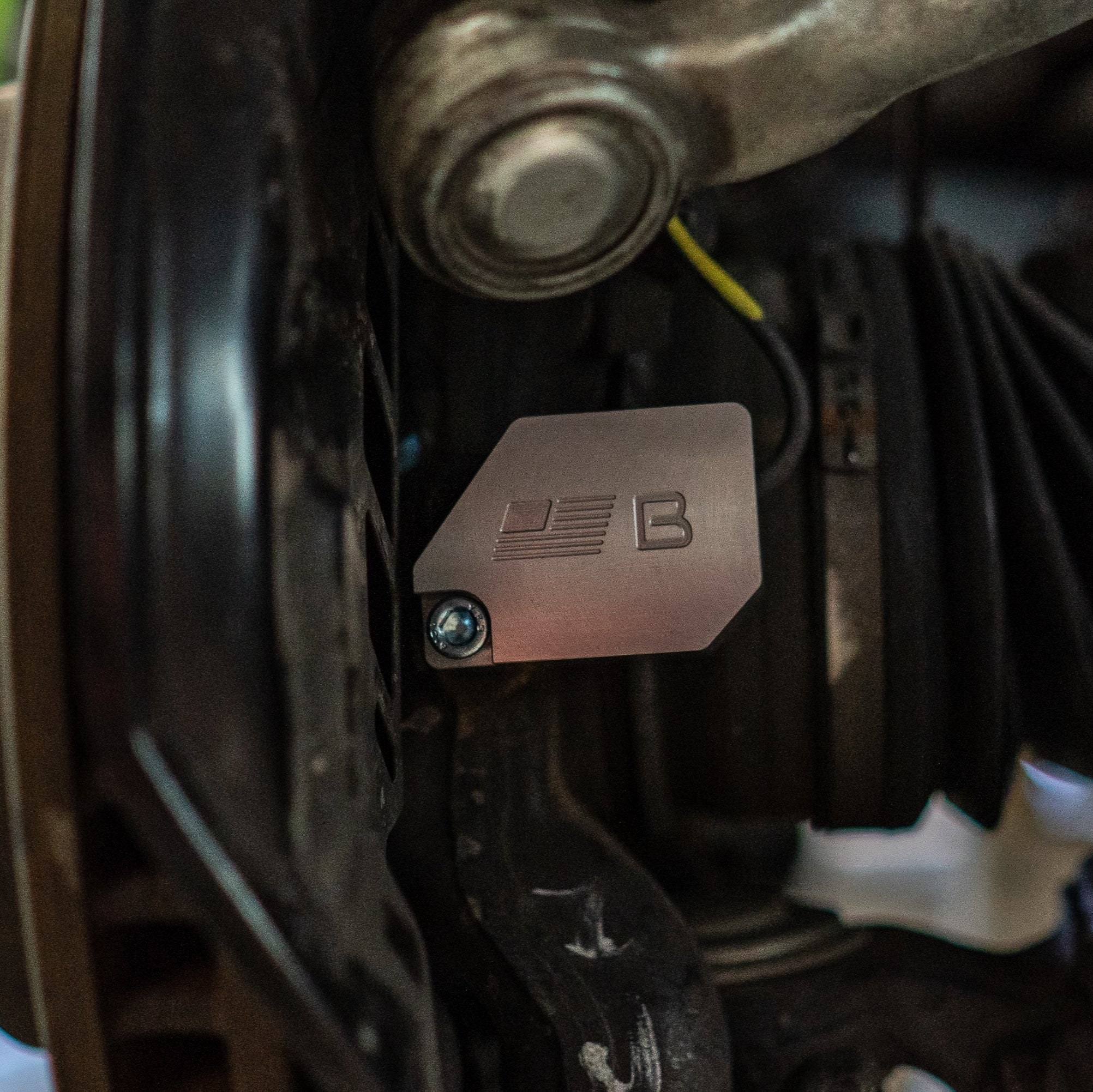 SDHQ Built Billet ABS Guards Close-up Display on Vehicle 