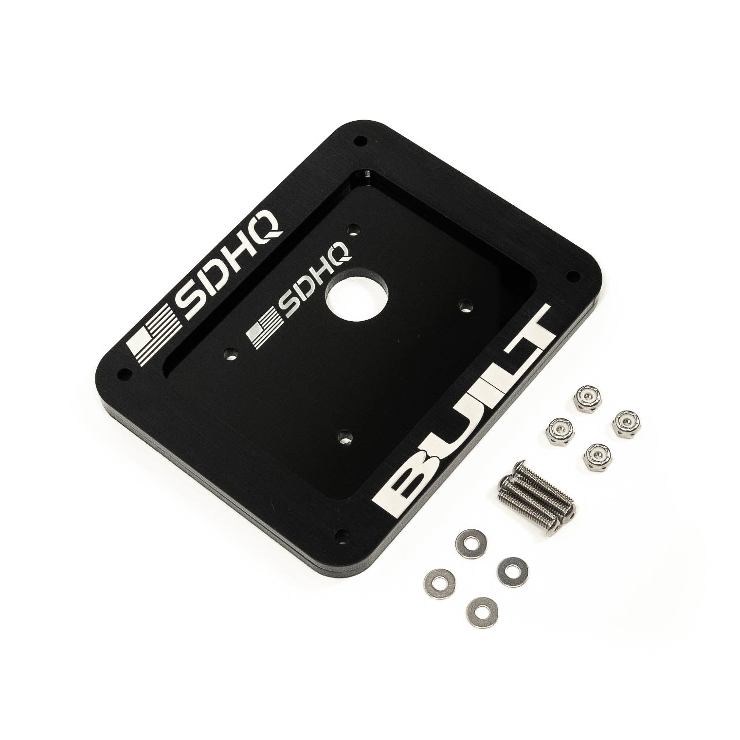 SDHQ Built Universal Switch-Pros RCR-Force-12 Keypad Mount Display of Included parts
