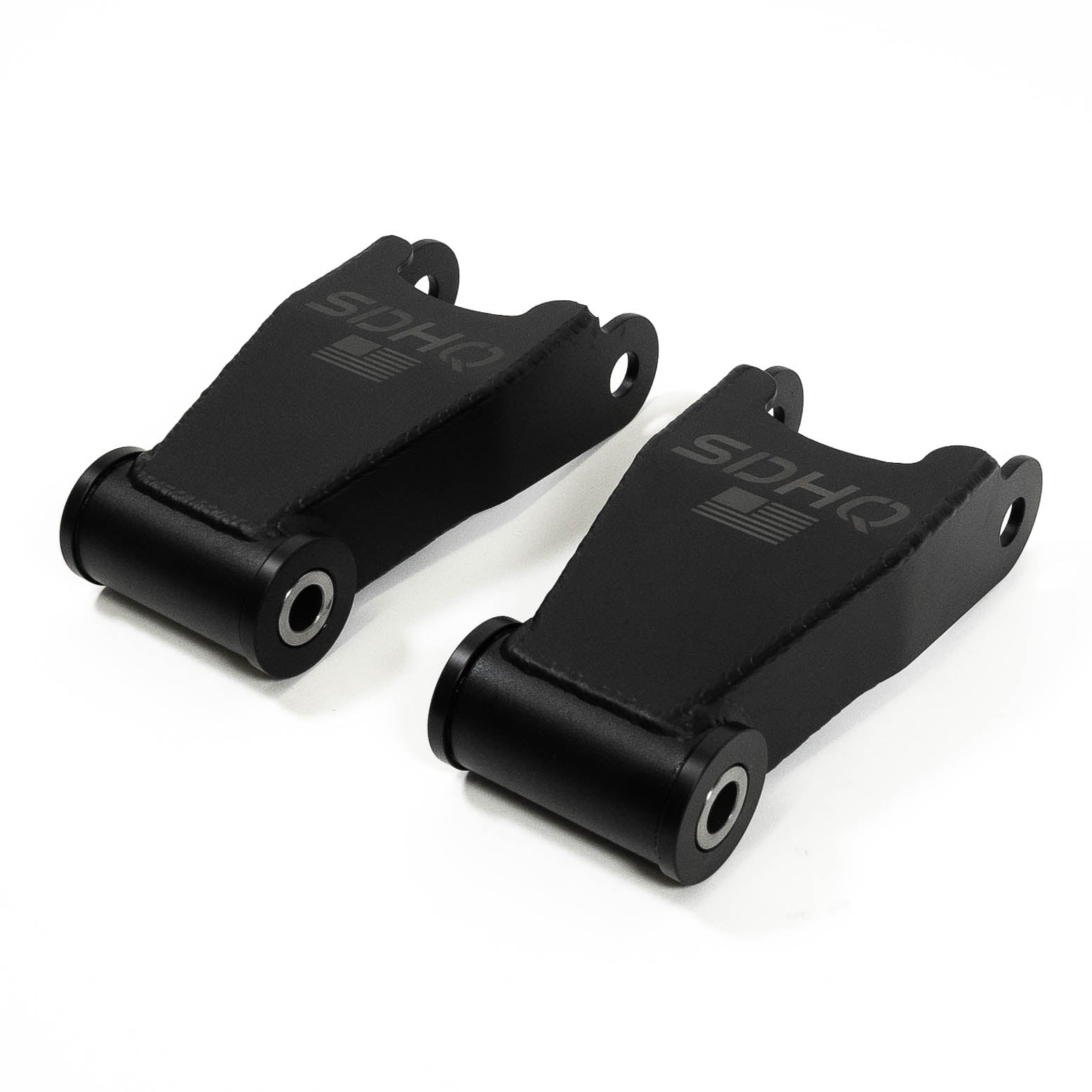 '17-20 Ford Raptor SDHQ Built 1" Rear Lowering Shackle Angled View Display 