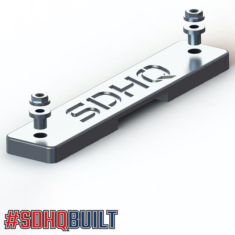 SDHQ Built Toyota Billet Battery Hold Down Design 