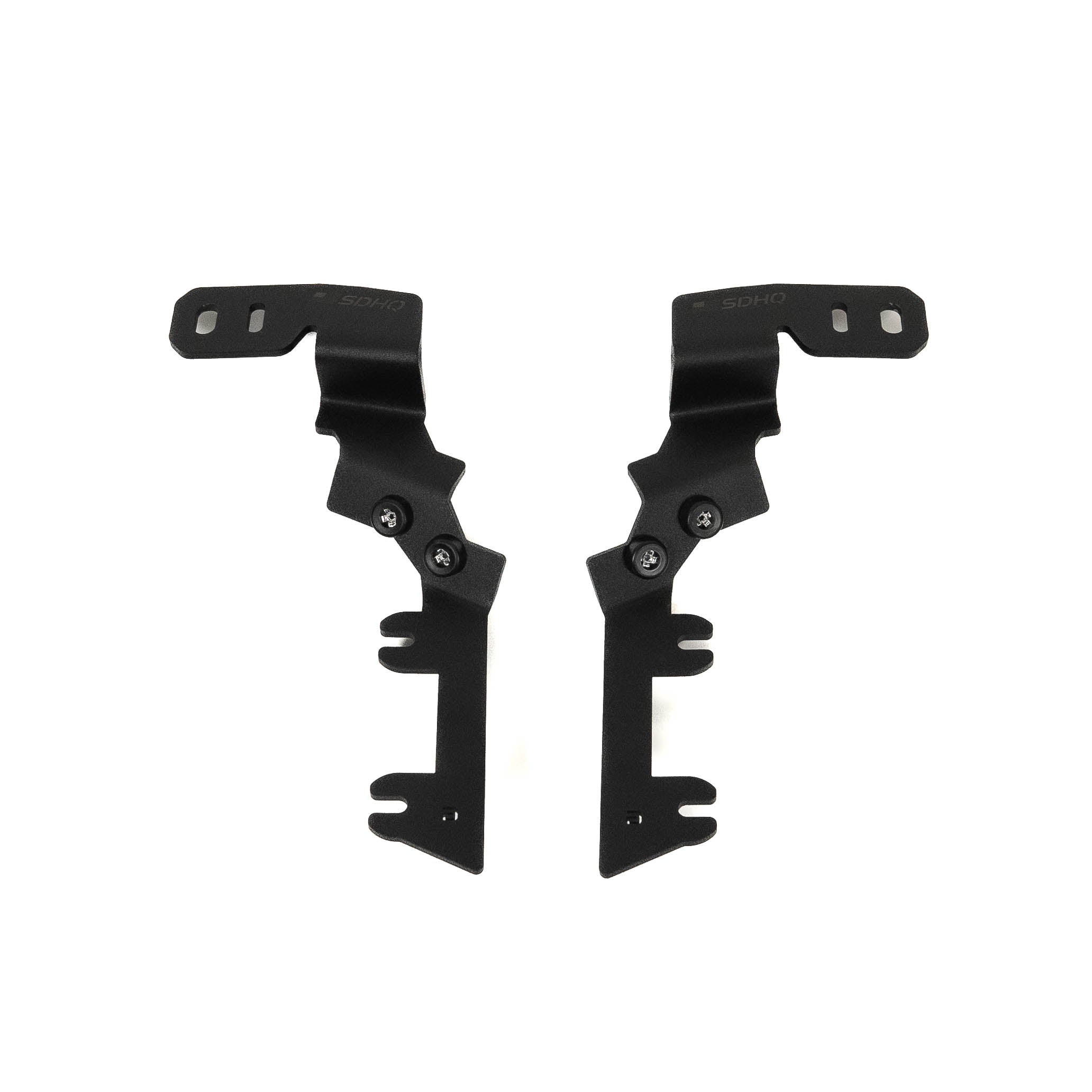 SDHQ Built '23-25 Canyon A-Pillar Light Mounts Display of included parts 