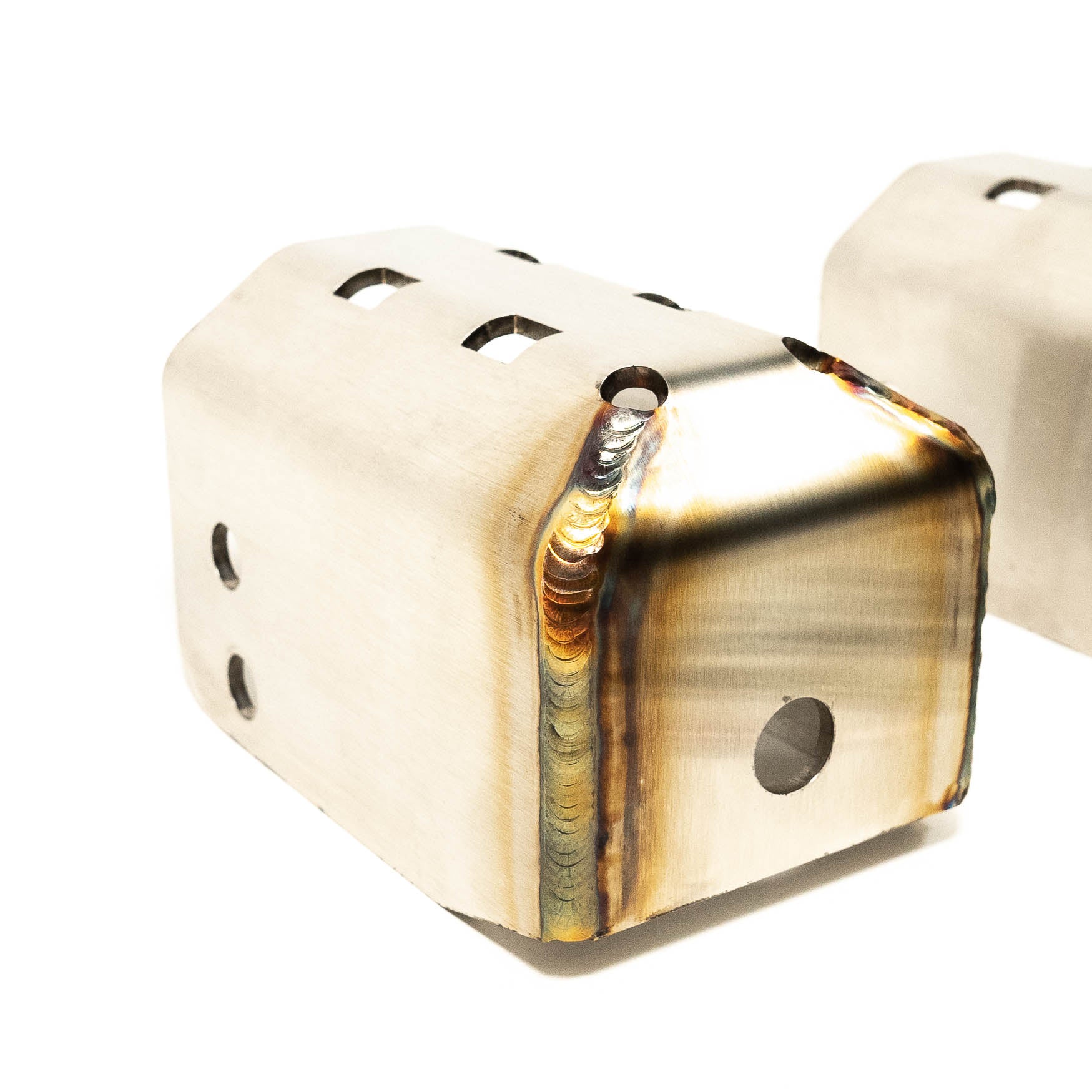 SDHQ Built 2023-2024 Sequoia Rear Shock Guards Close-up Display 