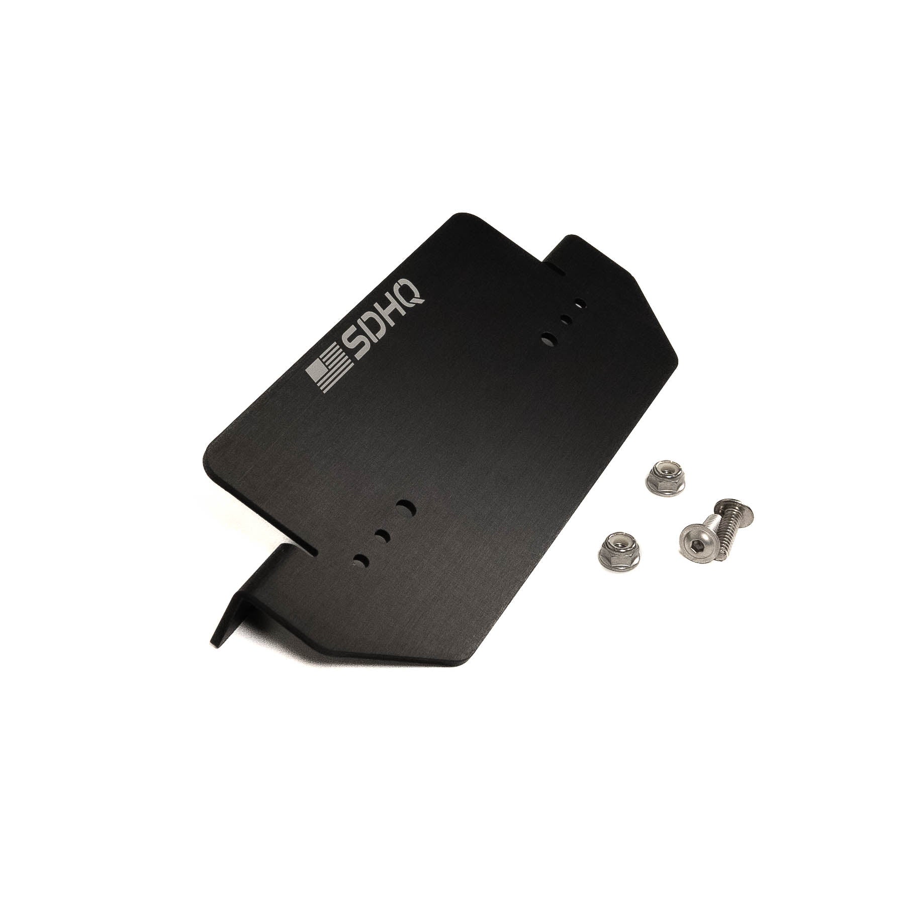 SDHQ Built '23 Colorado/Canyon Switch-Pros Power Module Mount display of included parts and hardware 