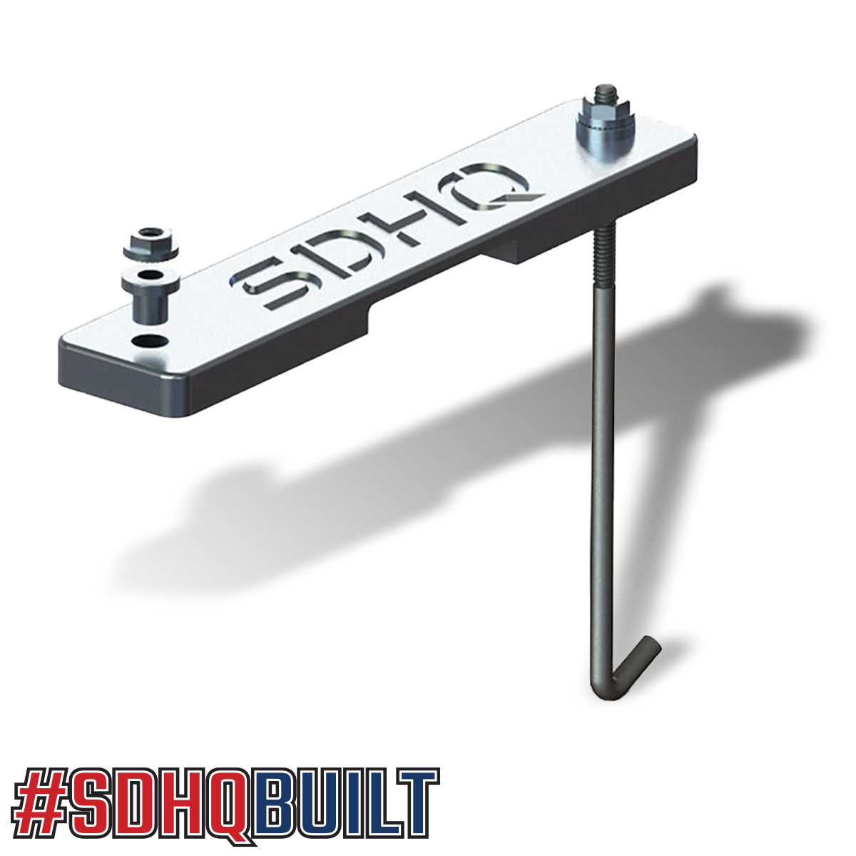 SDHQ Built Toyota Billet Battery Hold Down Design