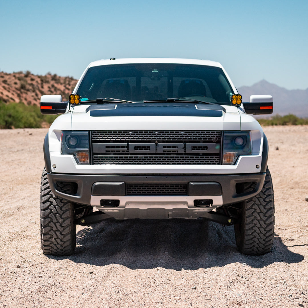 '09-14 Ford F-150 SDHQ Built A-Pillar Light Mounts Display on Vehicle 