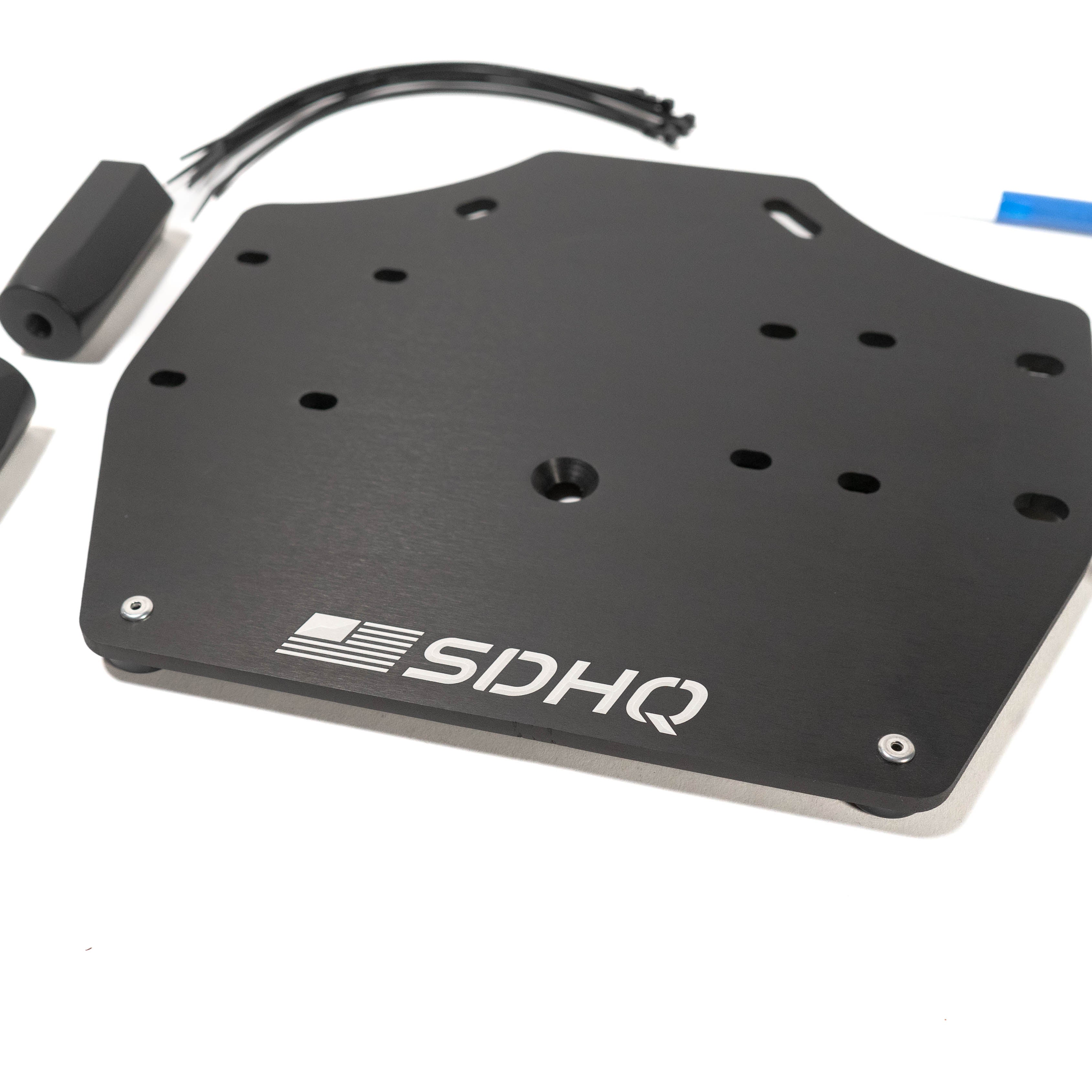 2021-2024 F150 & Raptor ARB Air Compressor Mount Close-up Display of Included Parts and Hardware 