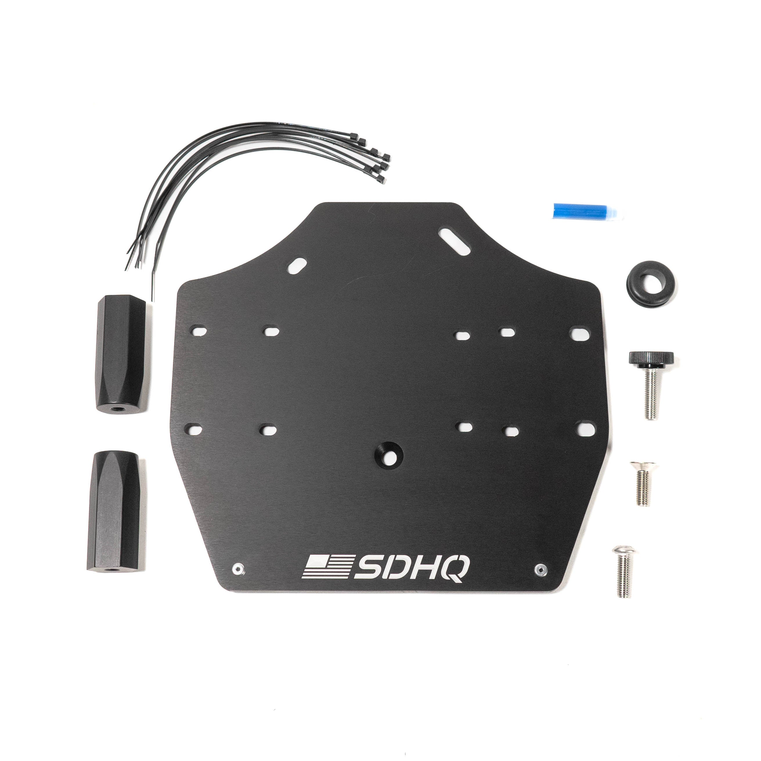 2021-2024 F150 & Raptor ARB Air Compressor Mount Display of Included Parts and Hardware 