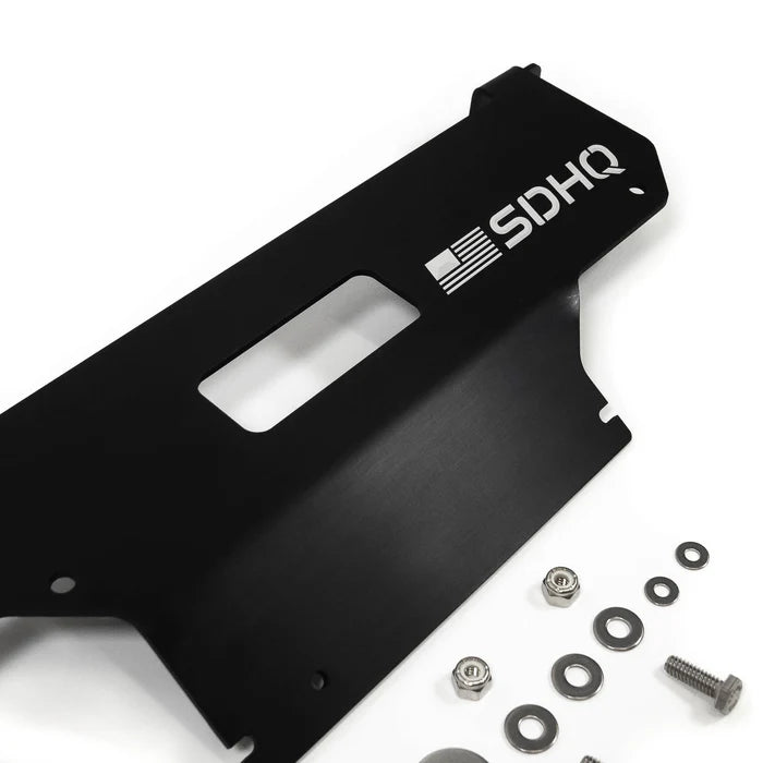 '17-22 Ford F250/350 SDHQ Built Complete Switch Pros Mounting Kit Display of Power Module Mount - Close-up - Included Parts and Hardware 