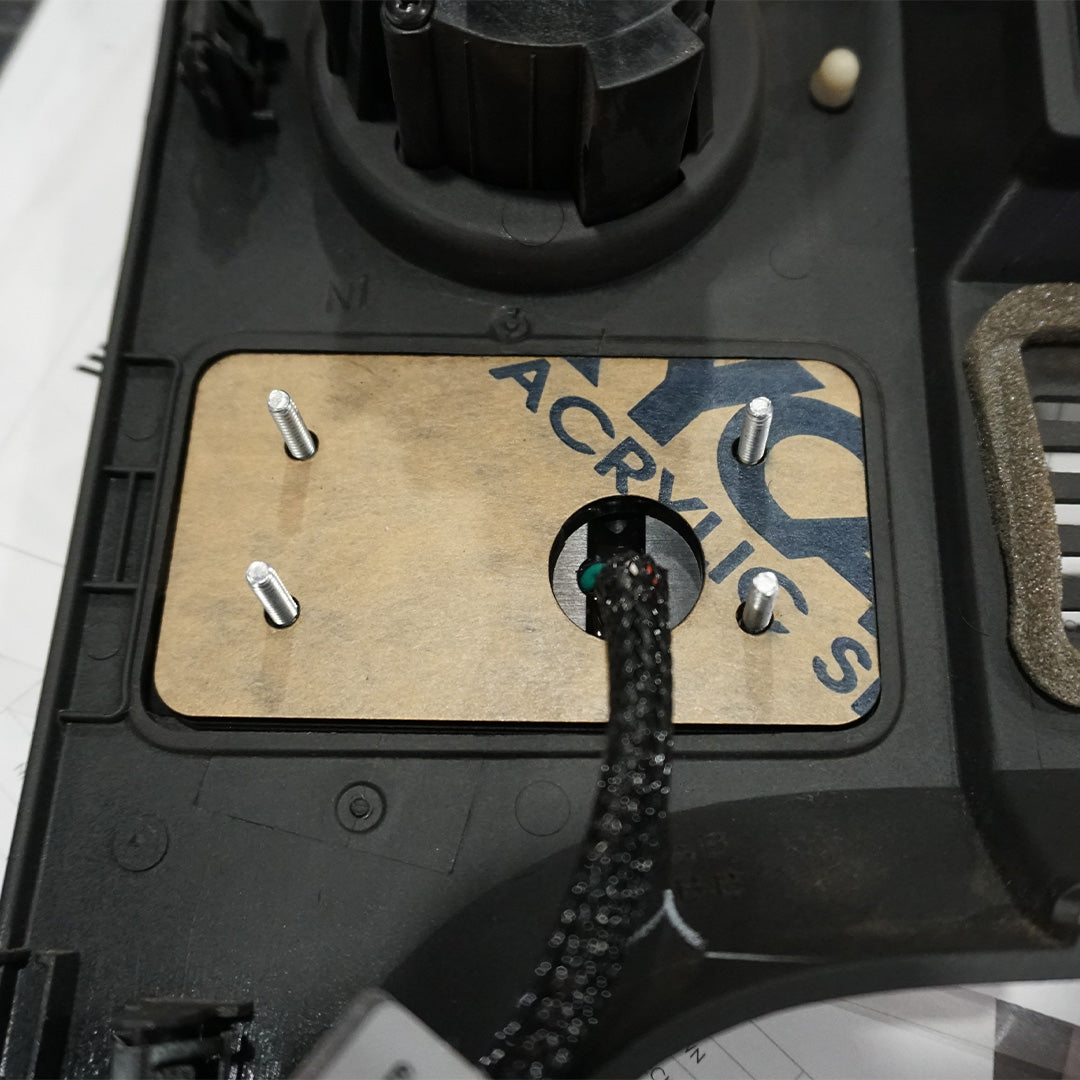 2009-2014 SDHQ Built Ford F150 Switch Pros Keypad 9100 Mount Back View Installed 