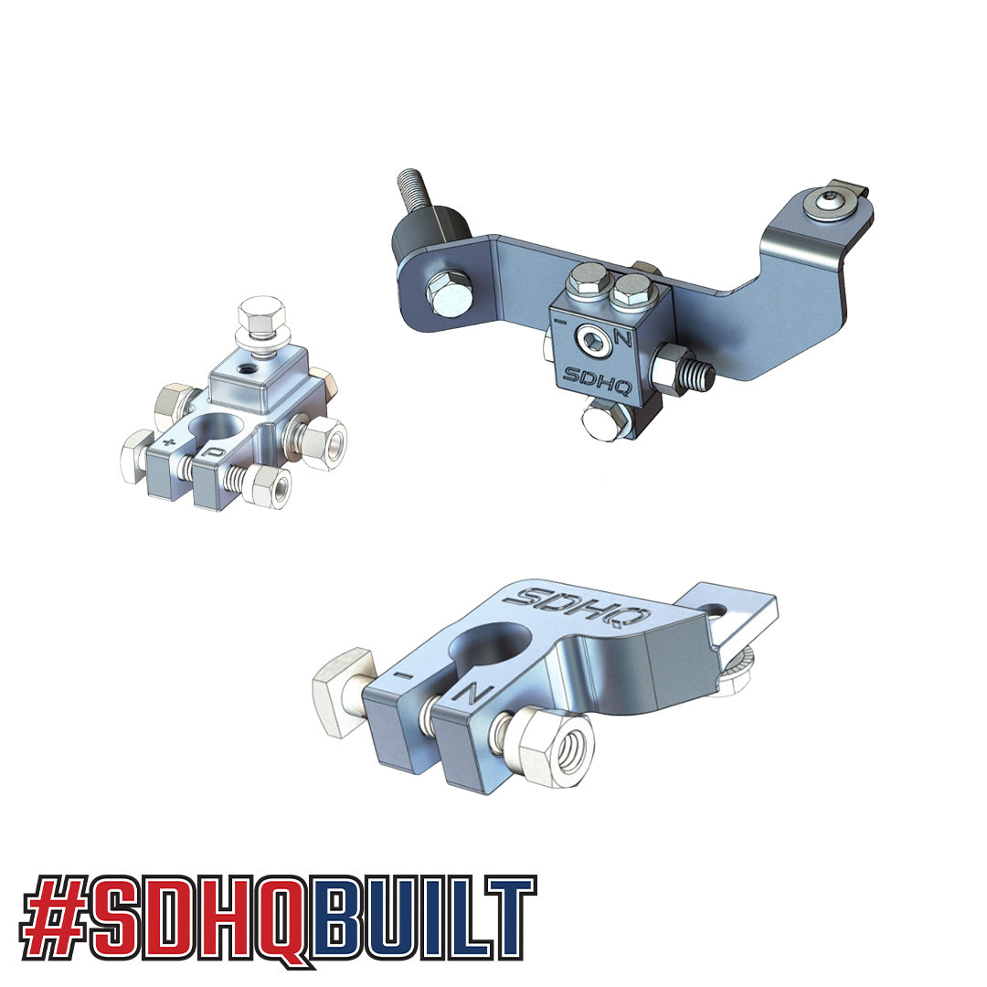2015-2020 Ford F150/Raptor Complete Billet Battery Terminal Kit design 