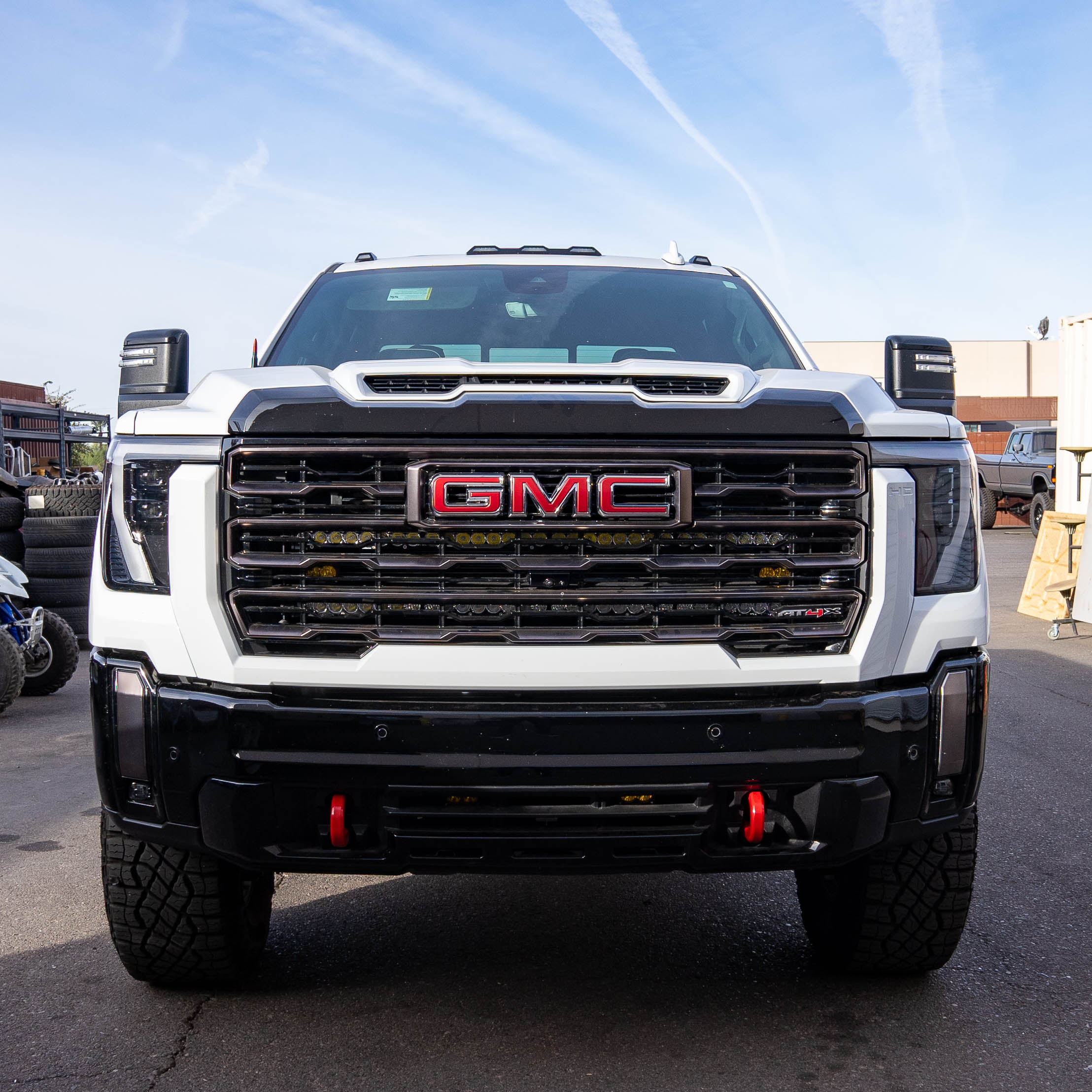 2024 GMC 2500/3500 Behind The Grille 40" Light Bar Mount installed