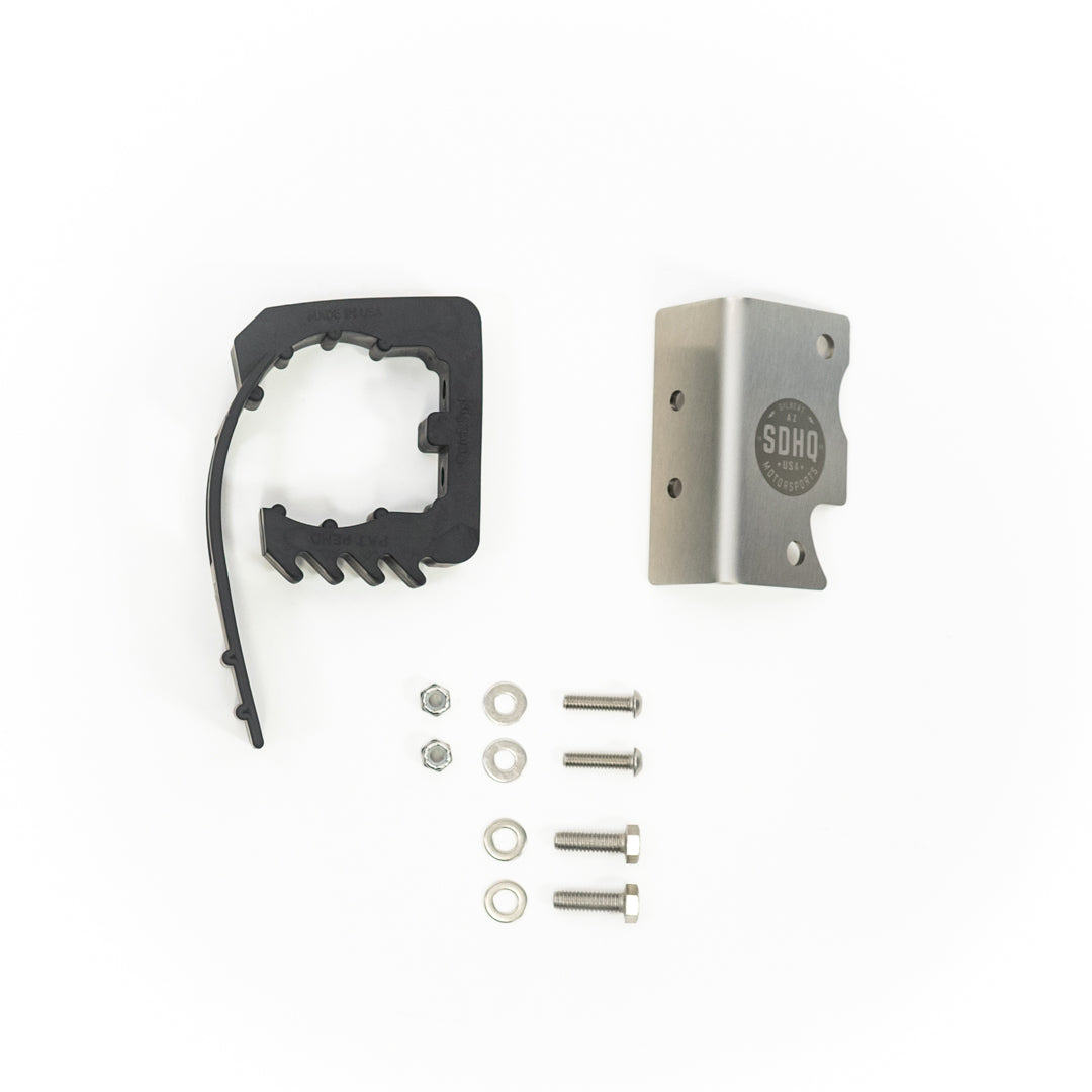 SDHQ Built GPI Fuel Pump Quick Fist Mount Display of included parts 