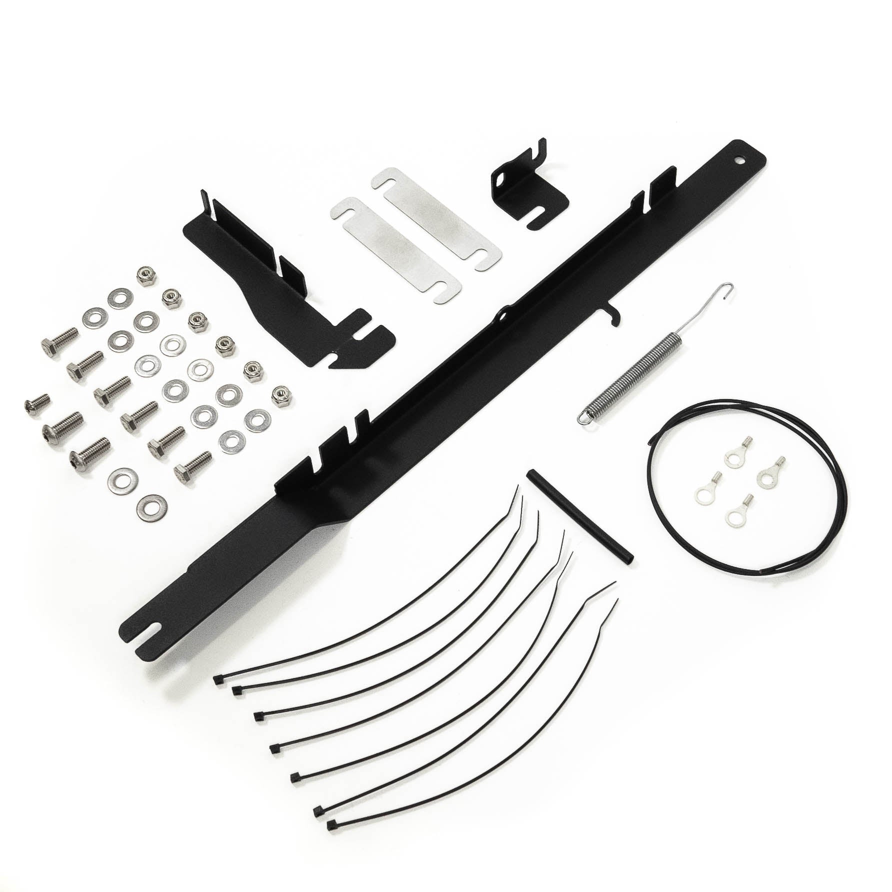 '14-21 Toyota Tundra SDHQ Built Behind the Grille Light Bar Center Support Mount Display of Included Parts 