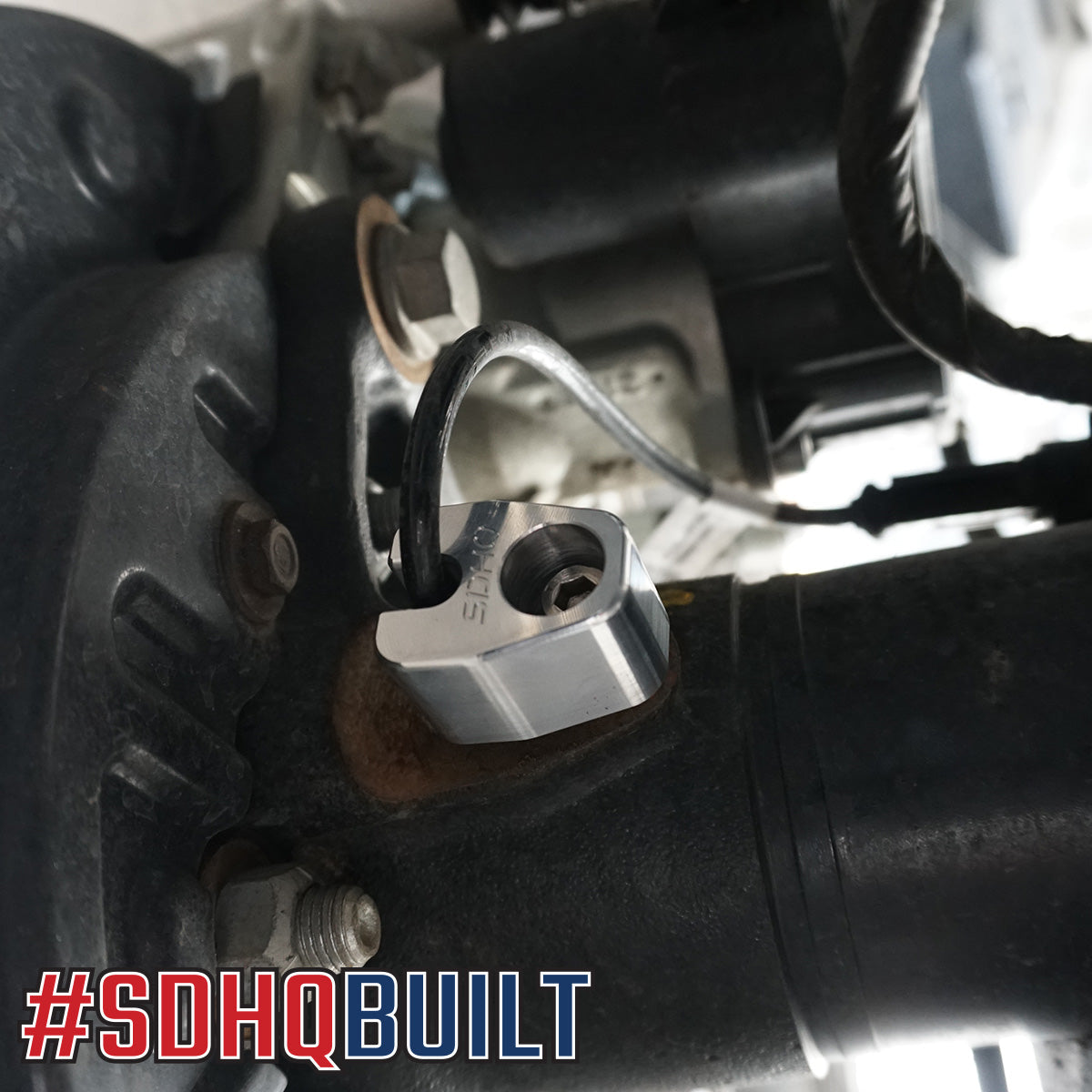 '19-23 GMC 1500 SDHQ Built Billet Front ABS Guards display installed 