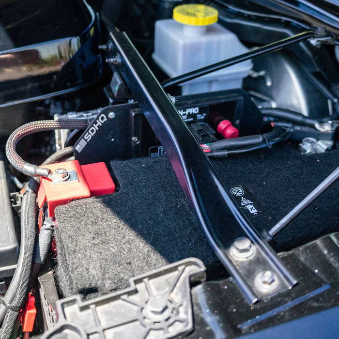 '19-25 RAM 1500 SDHQ Built Switch Pros Power Module Mount Display installed in vehicle 