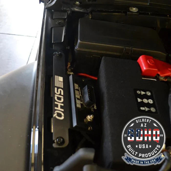 '18-23 Jeep JL SDHQ Built Switch-Pros Power Module Mount Display of Power Module Mount Installed 