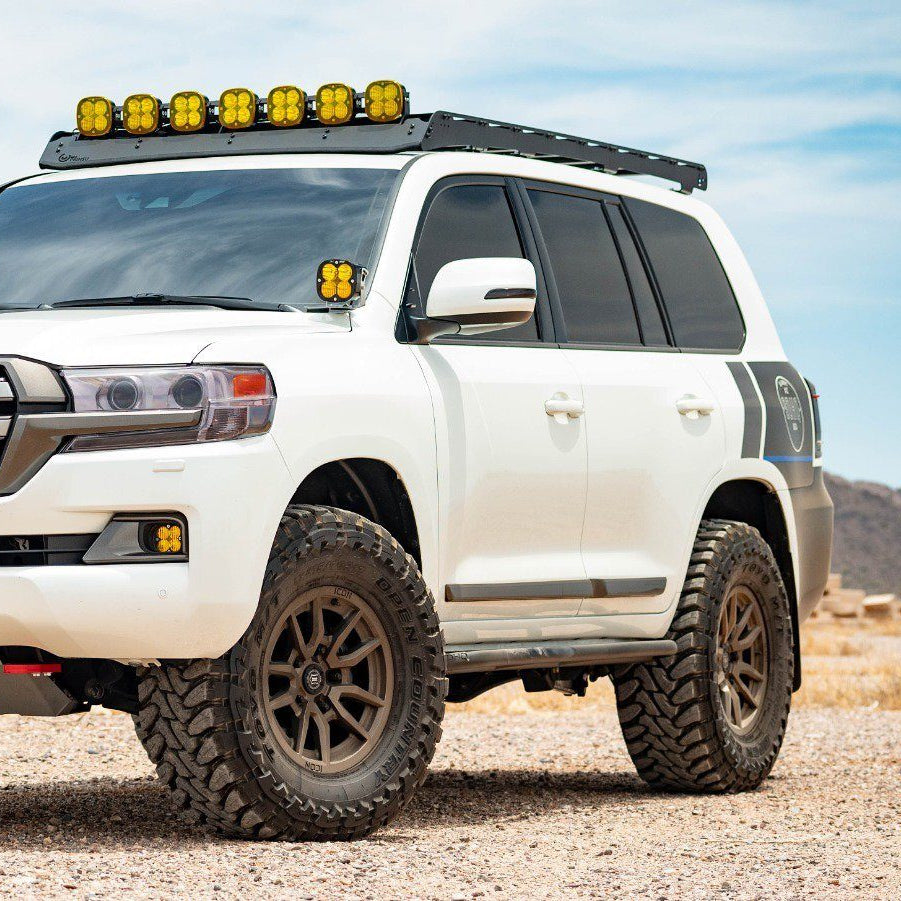 '08-21 200 Series Toyota Land Cruiser SDHQ Built Rock Sliders display installed 