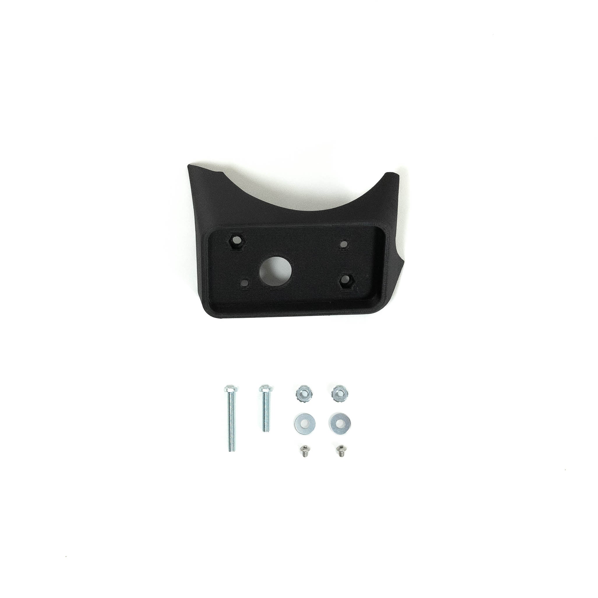 SDHQ Built '24 LC250 Switch-Pros SP9100 Keypad Mount Display of included parts and hardware