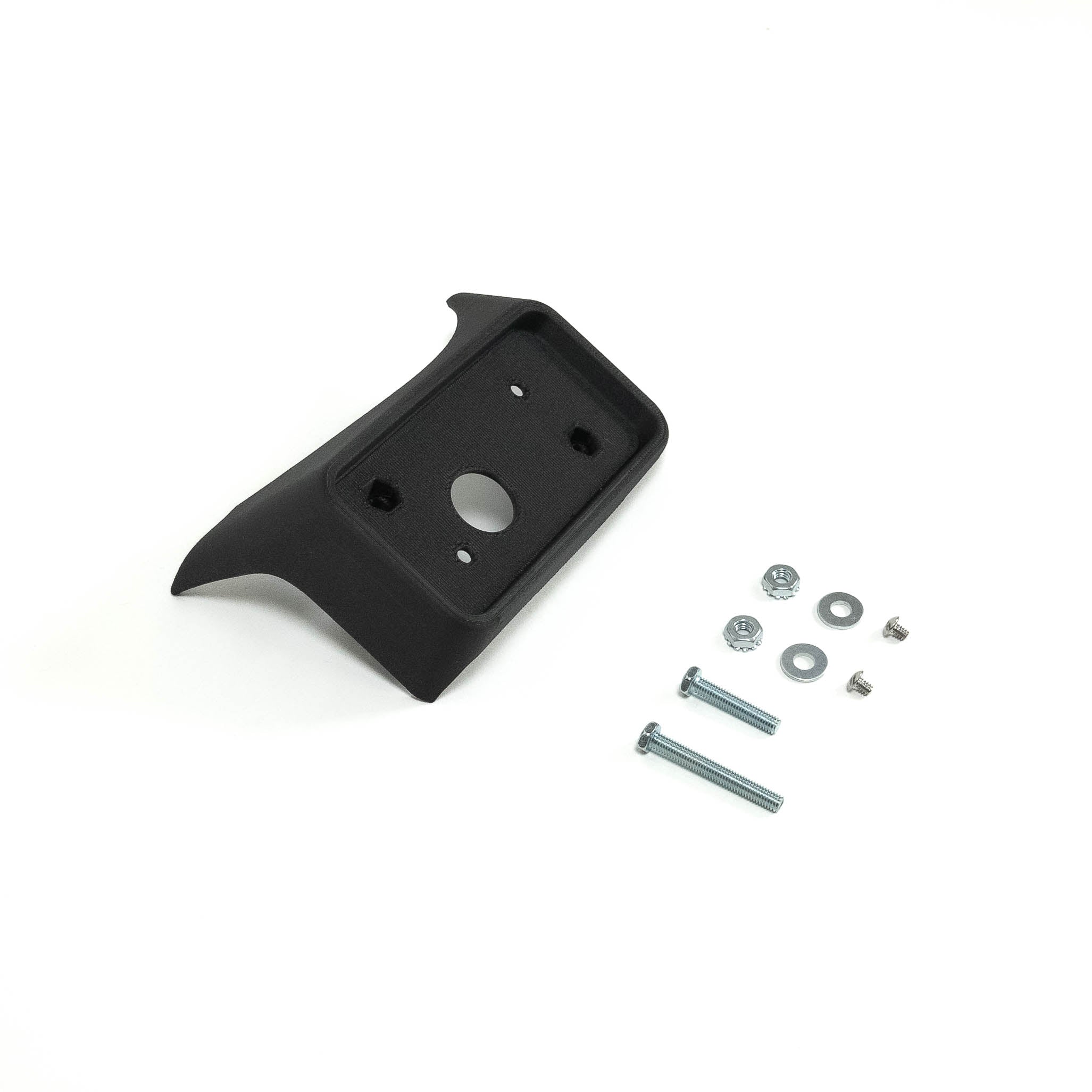 SDHQ Built '24 LC250 Switch-Pros SP9100 Keypad Mount Display of included parts and hardware